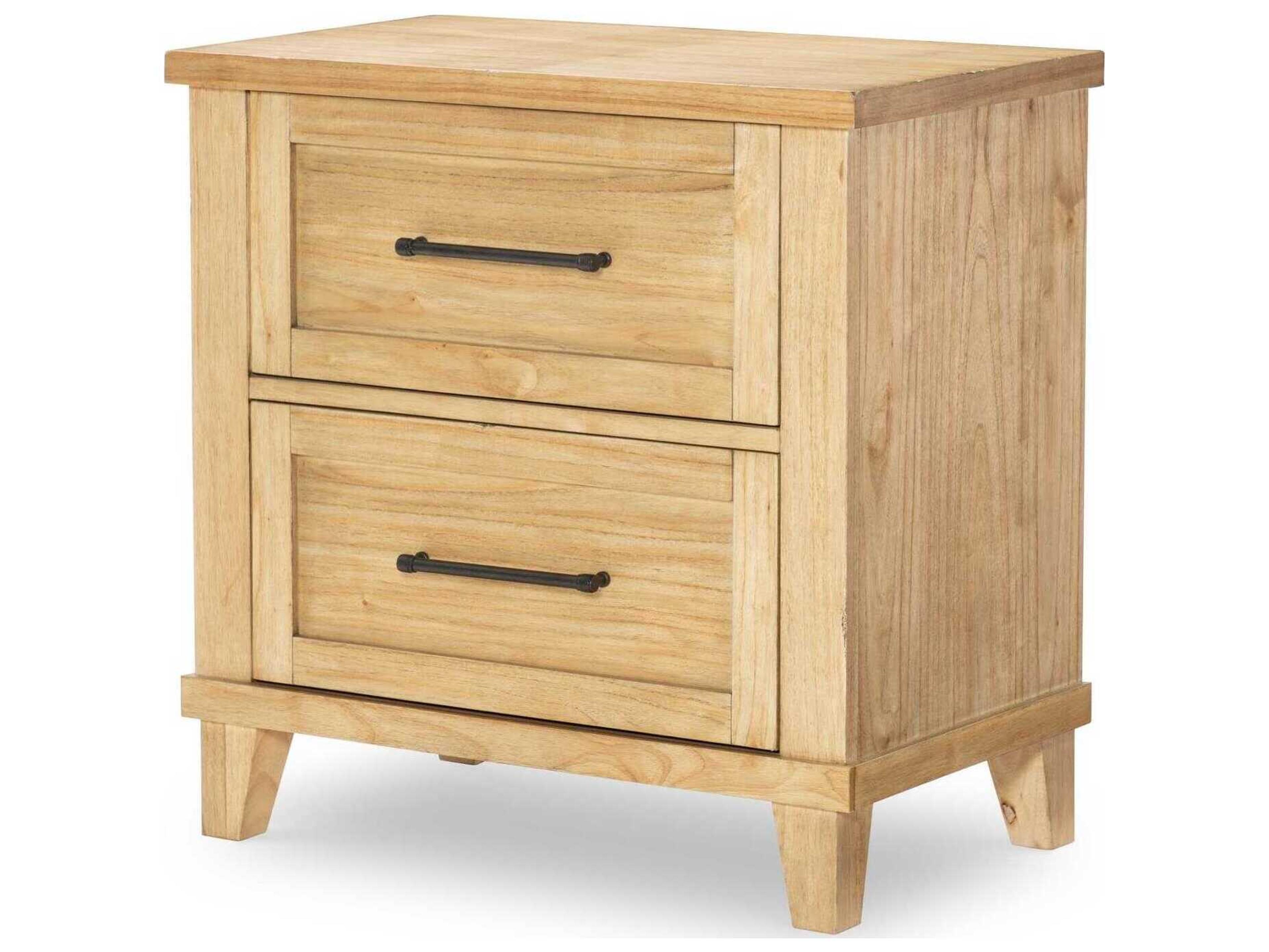 Trisha Yearwood Home 2-Drawer Nightstand in Amber Finish