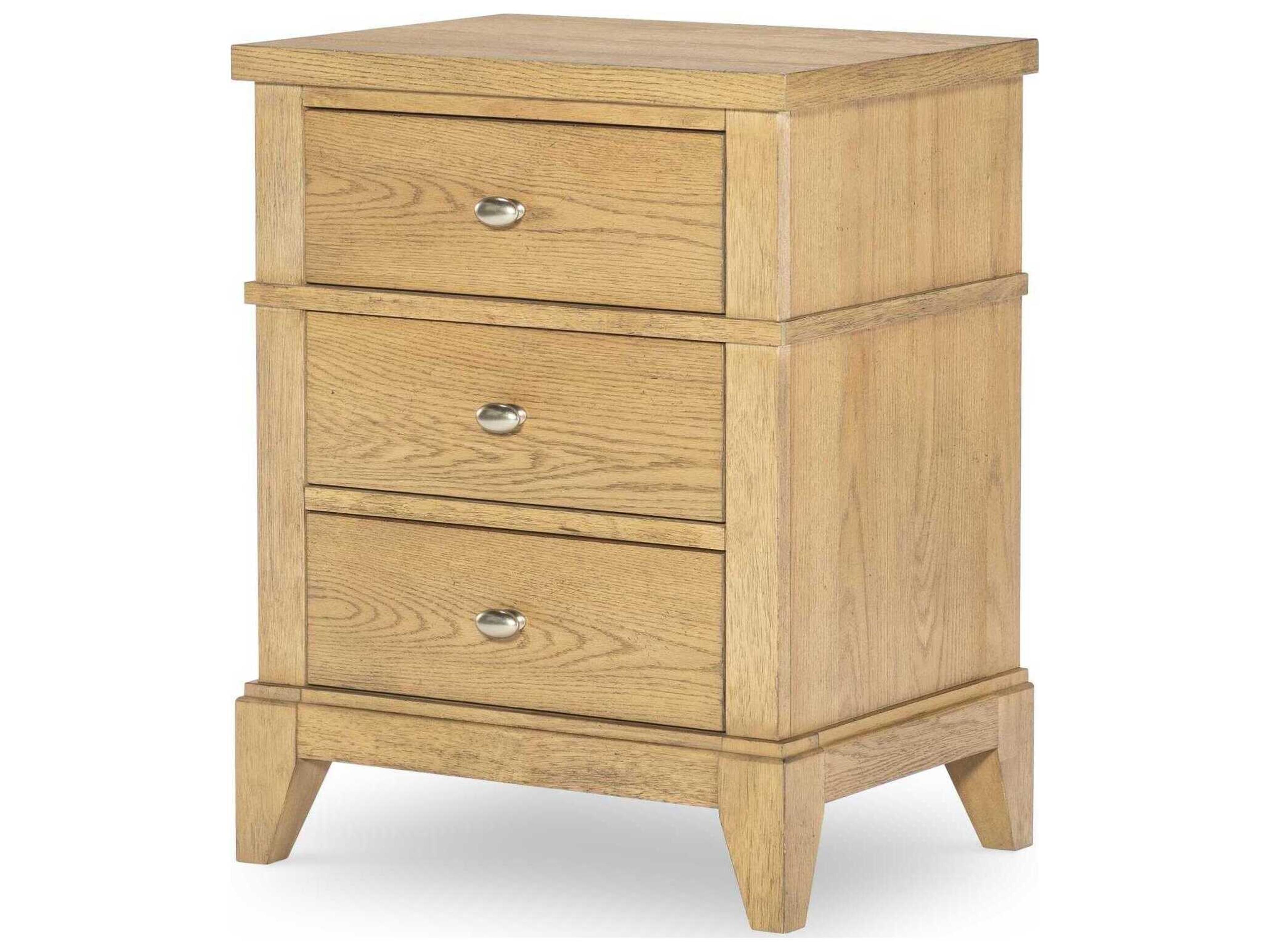 Todays Traditions 3-Drawers Brown Hardwood Nightstand