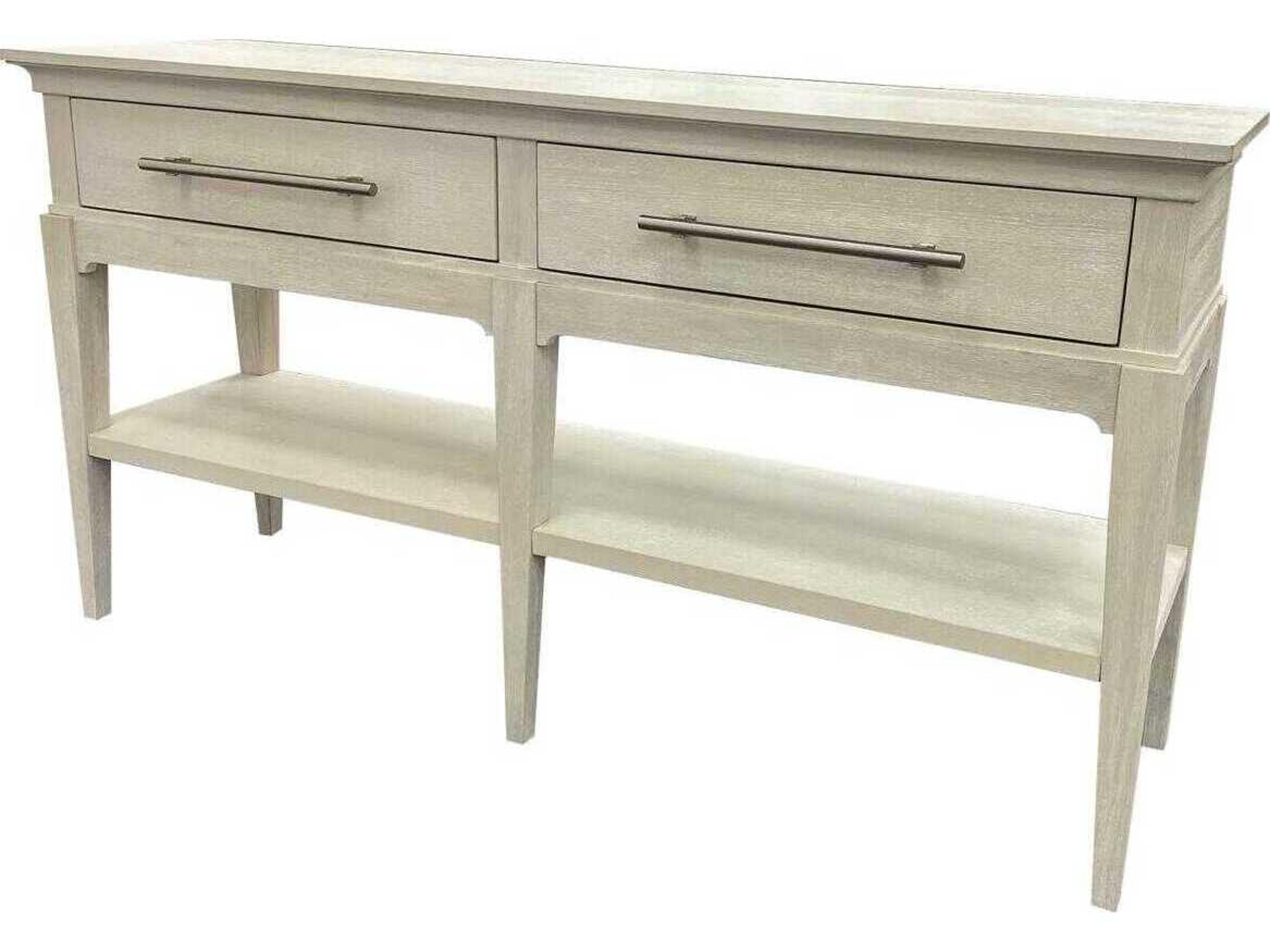 Harmony Rectangular Wood Prelude Frost Console Table