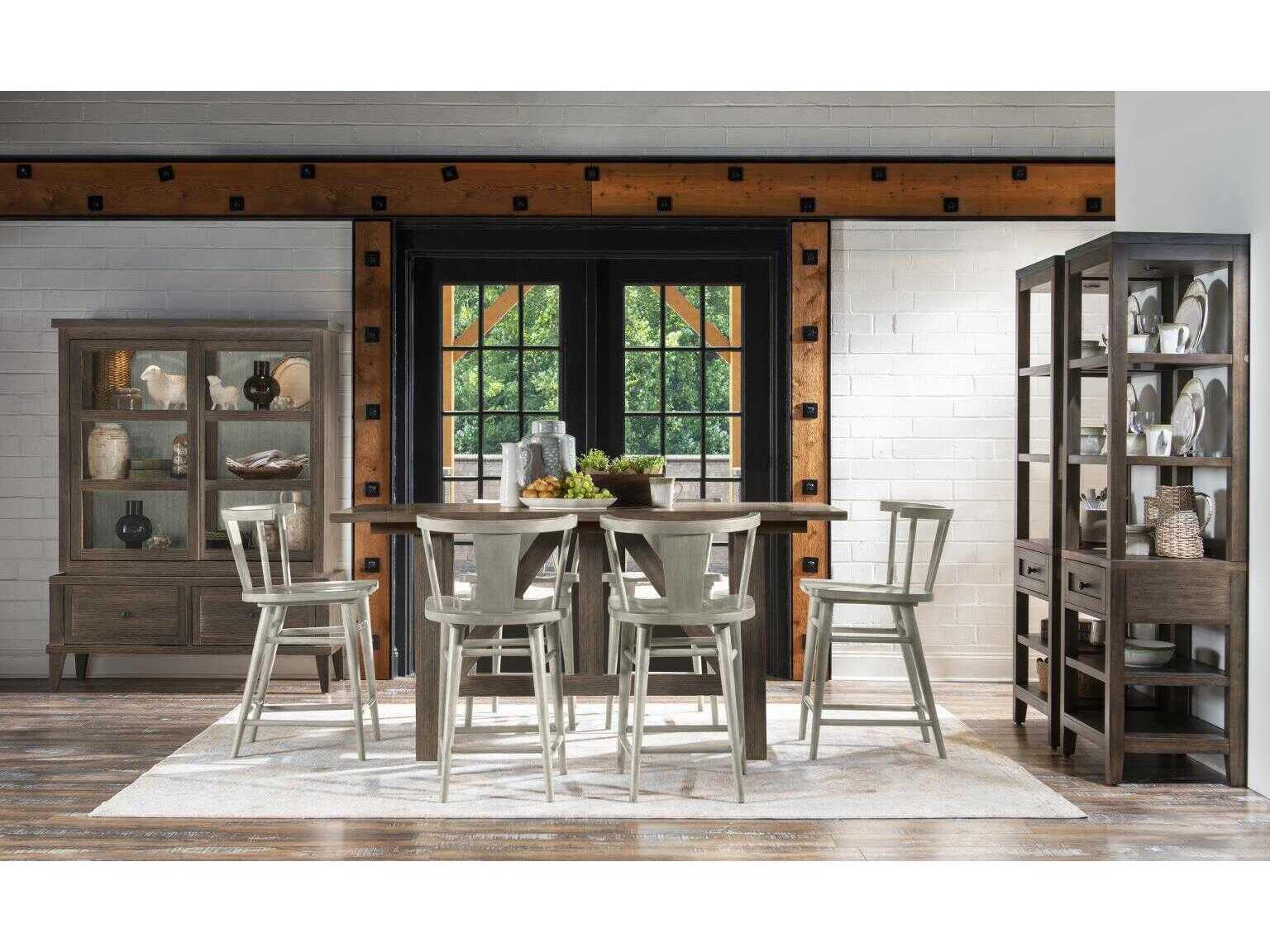Xxxs And Ooos Birch Wood Counter Dining Room Set