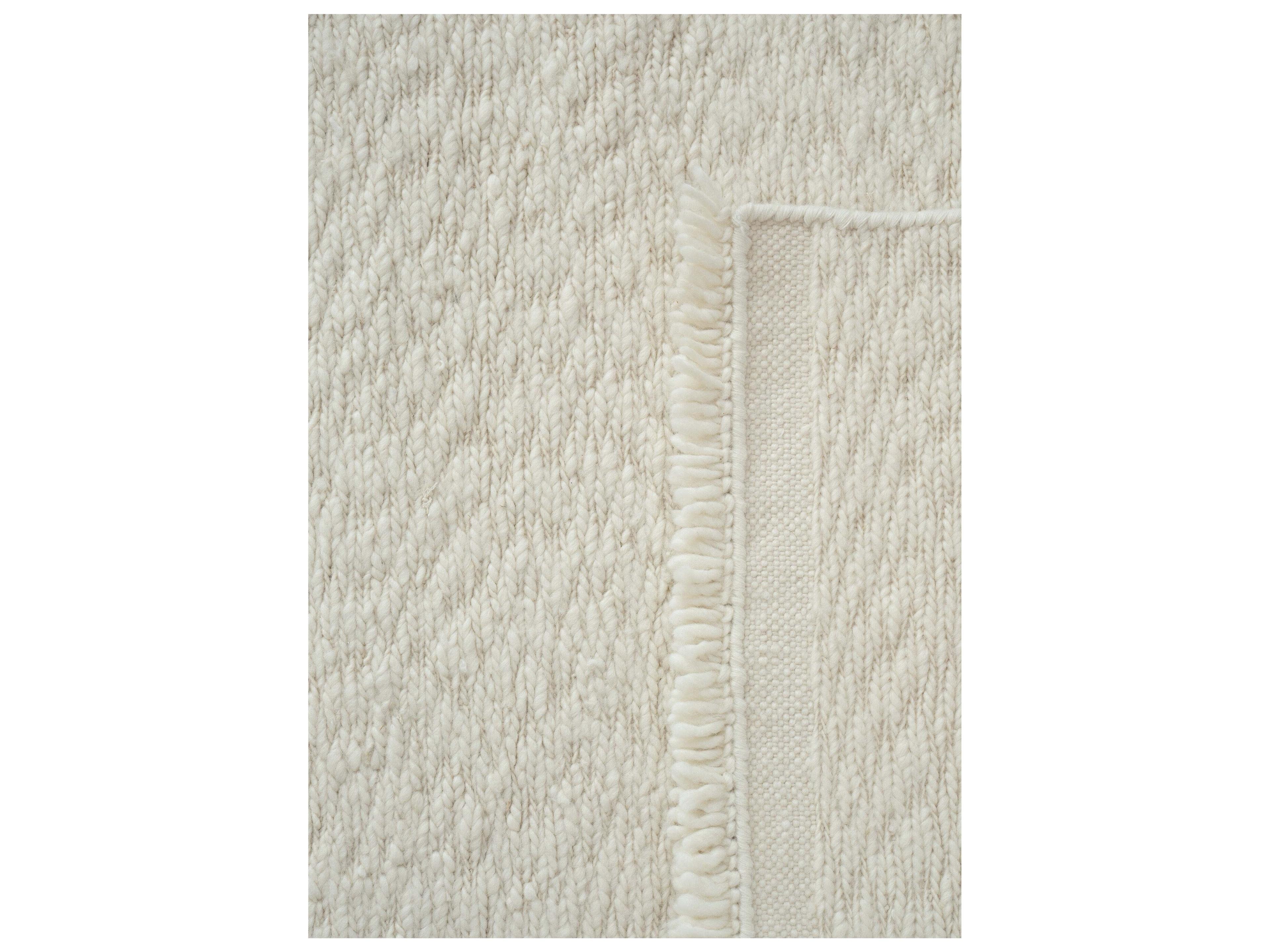 Linie Design Geometric White Area Rug