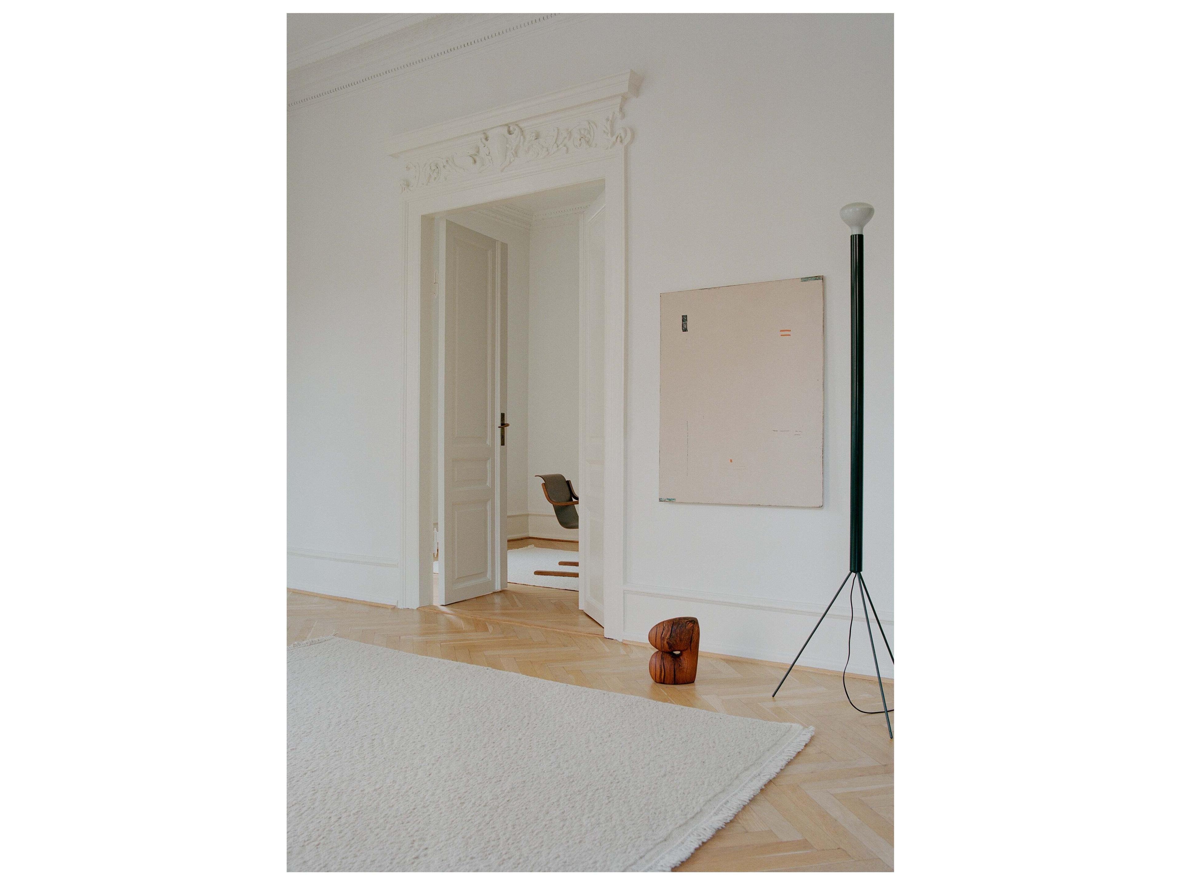 Linie Design Geometric White Area Rug