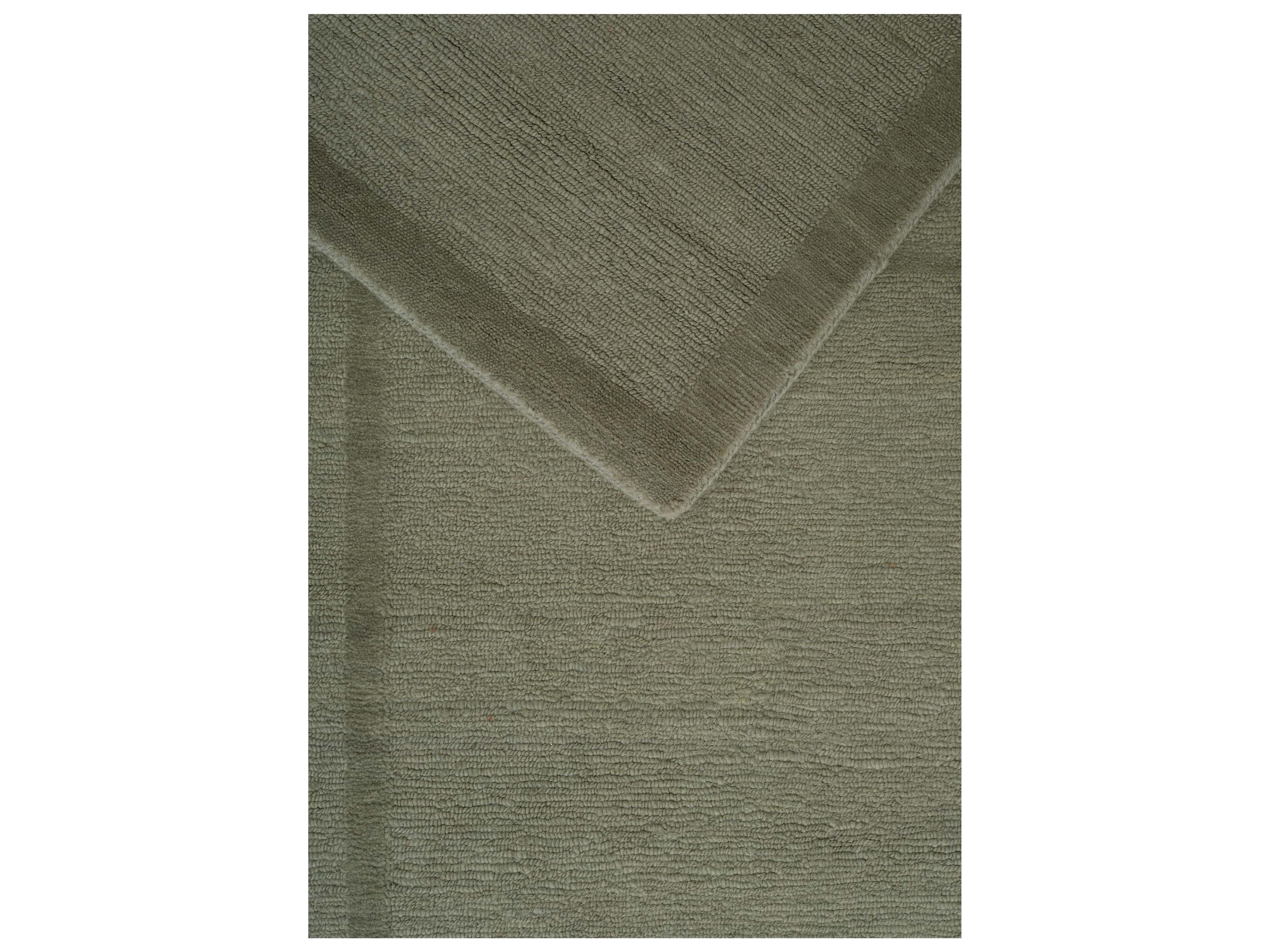 Linie Design Geometric Green Area Rug