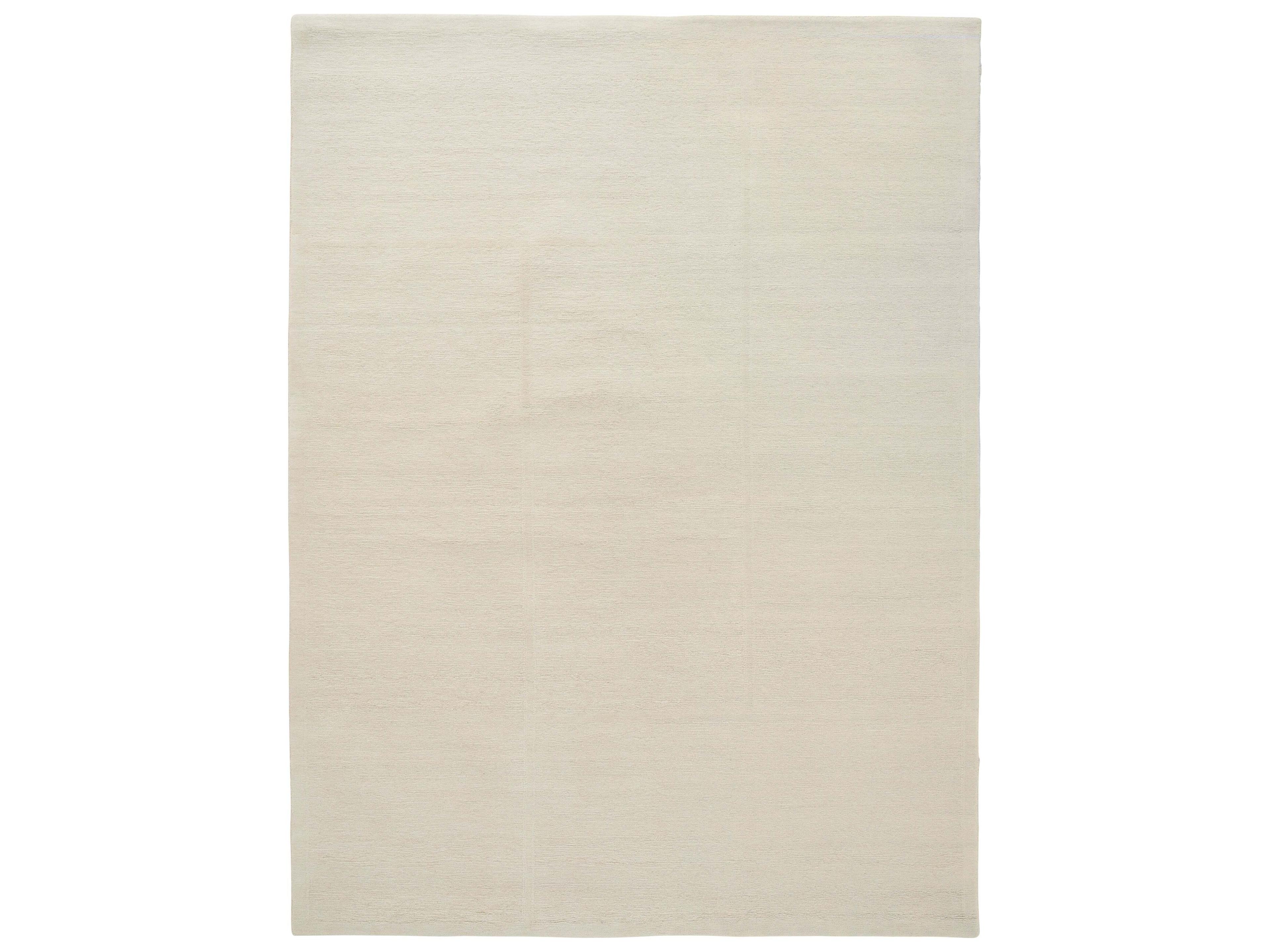 Geometric White Area Rug