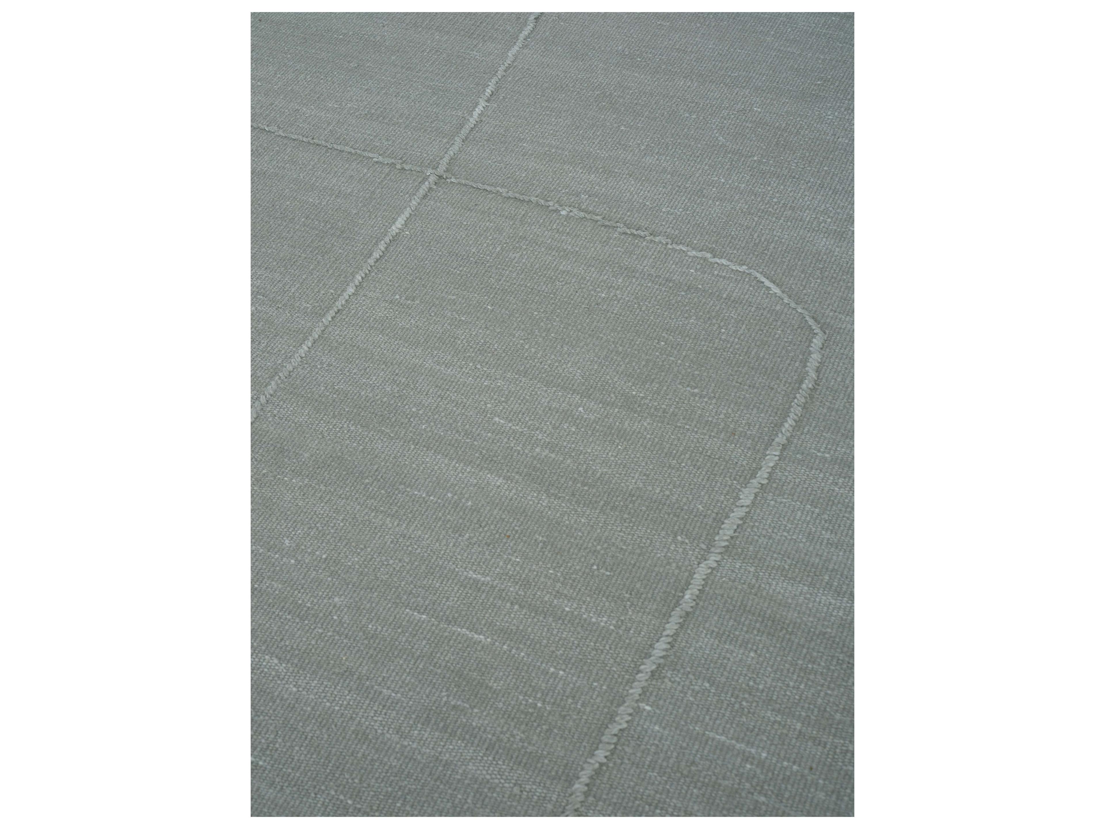 Linie Design Abstract Mint-Grey Area Rug