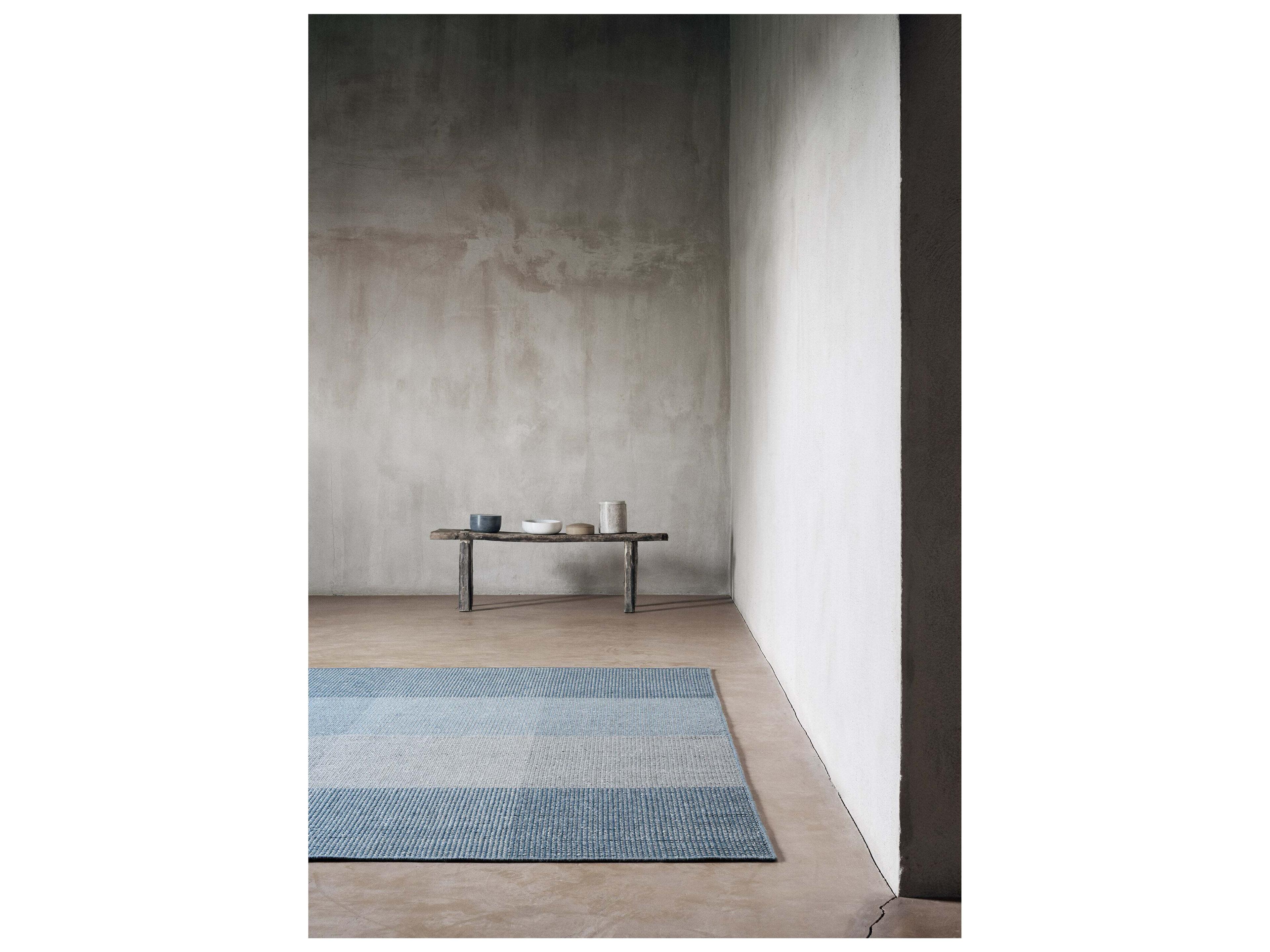 Linie Design Geometric Petrol Area Rug