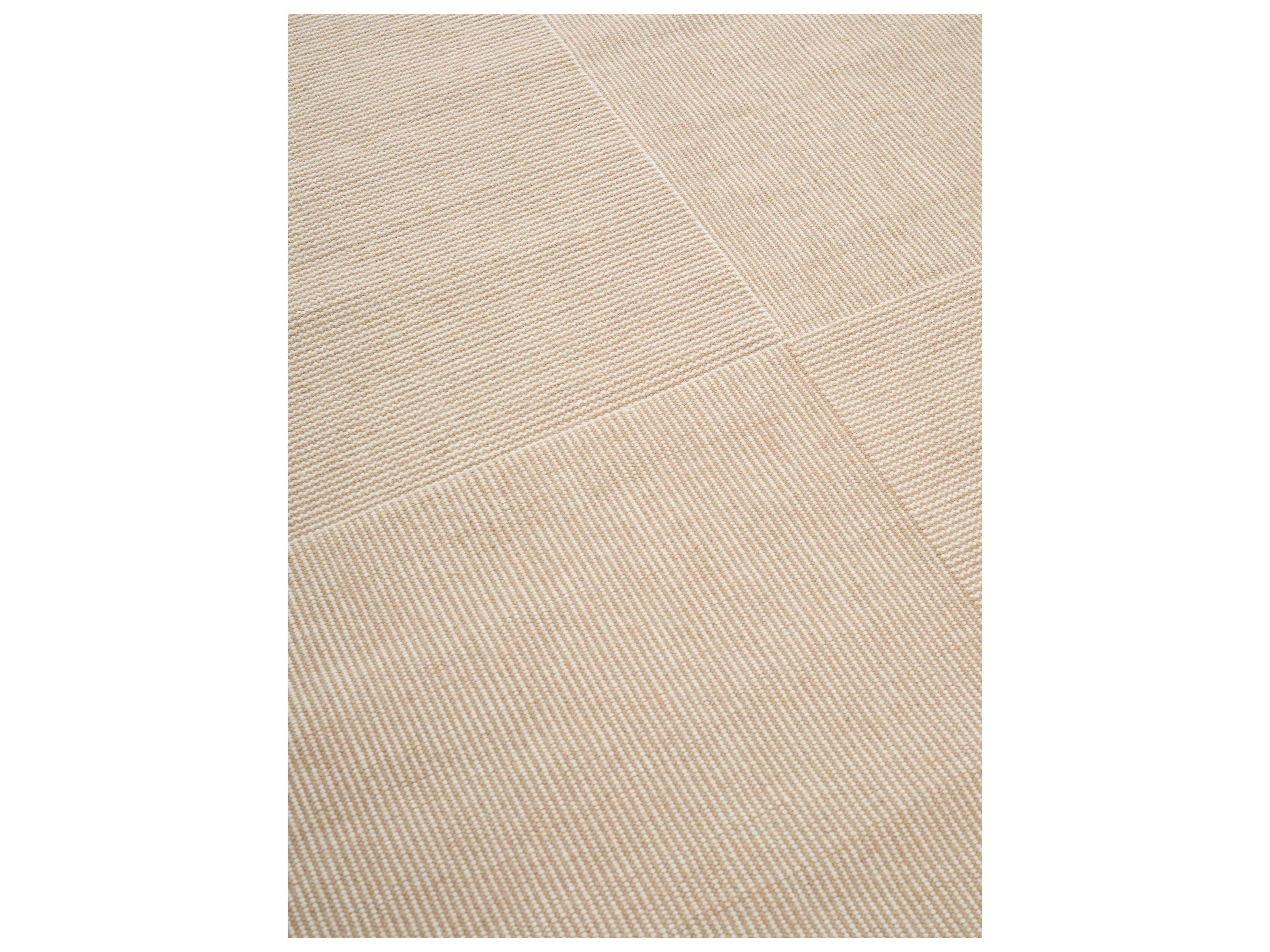 Linie Design Geometric White Area Rug
