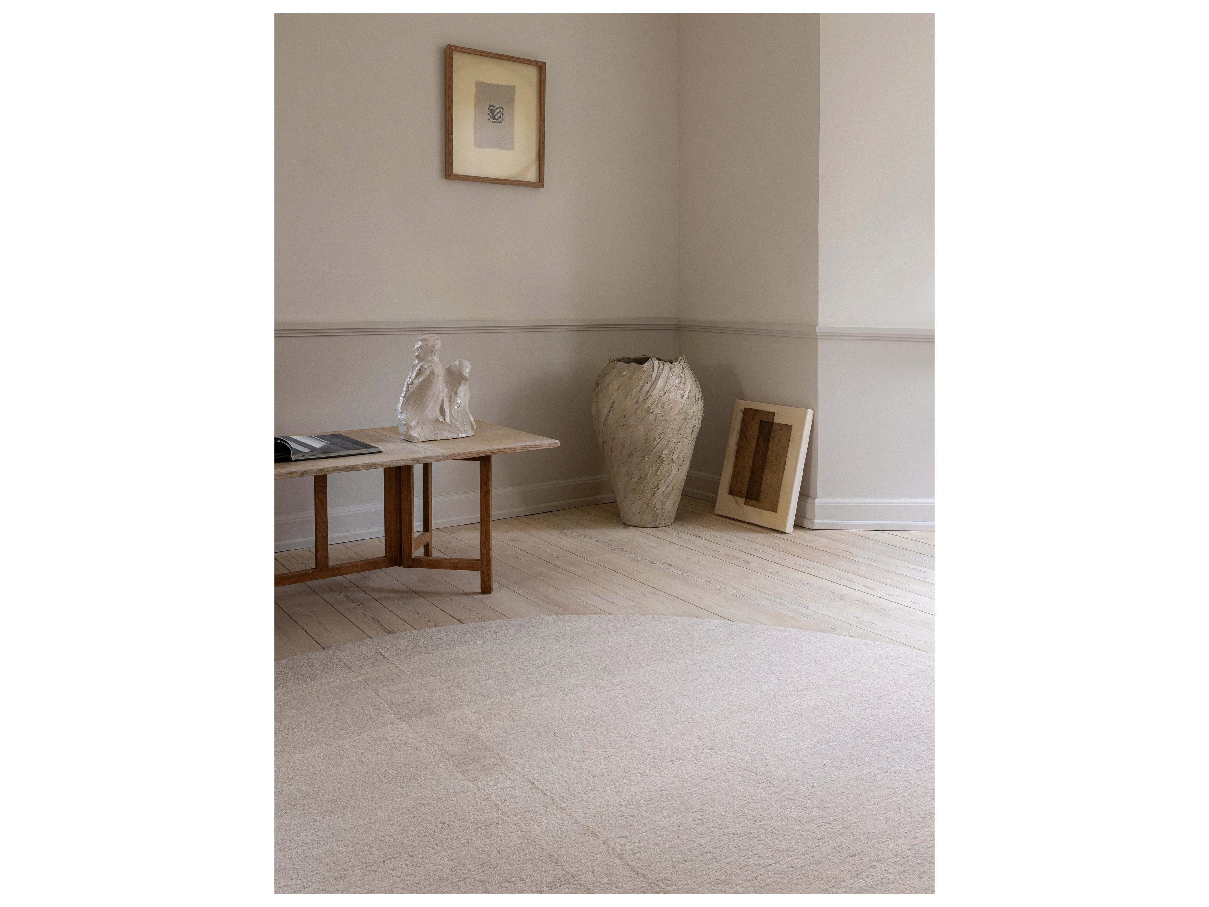 Geometric Beige Area Rug