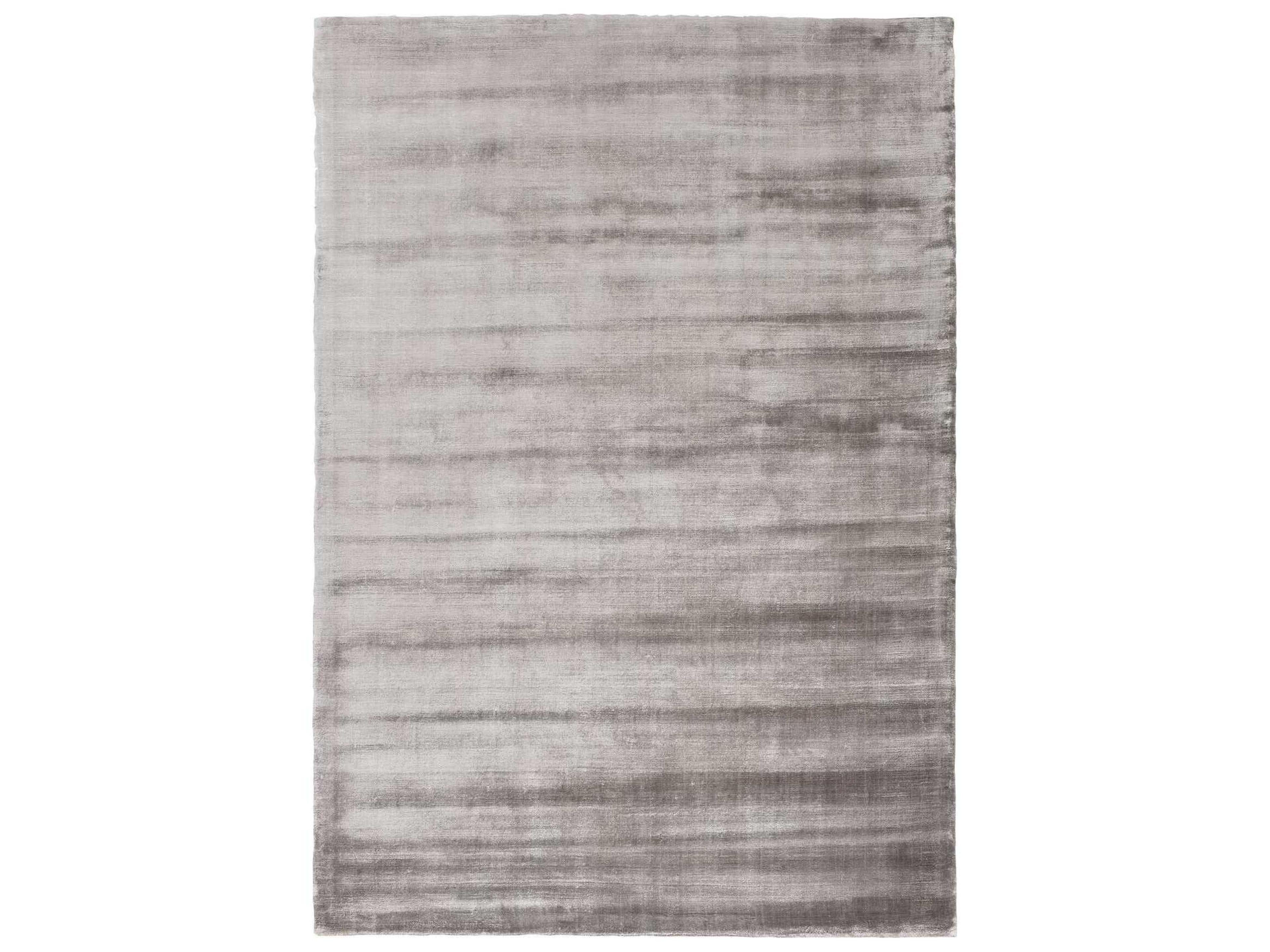 Lucens Grey Rug Hand-Loomed Viscose