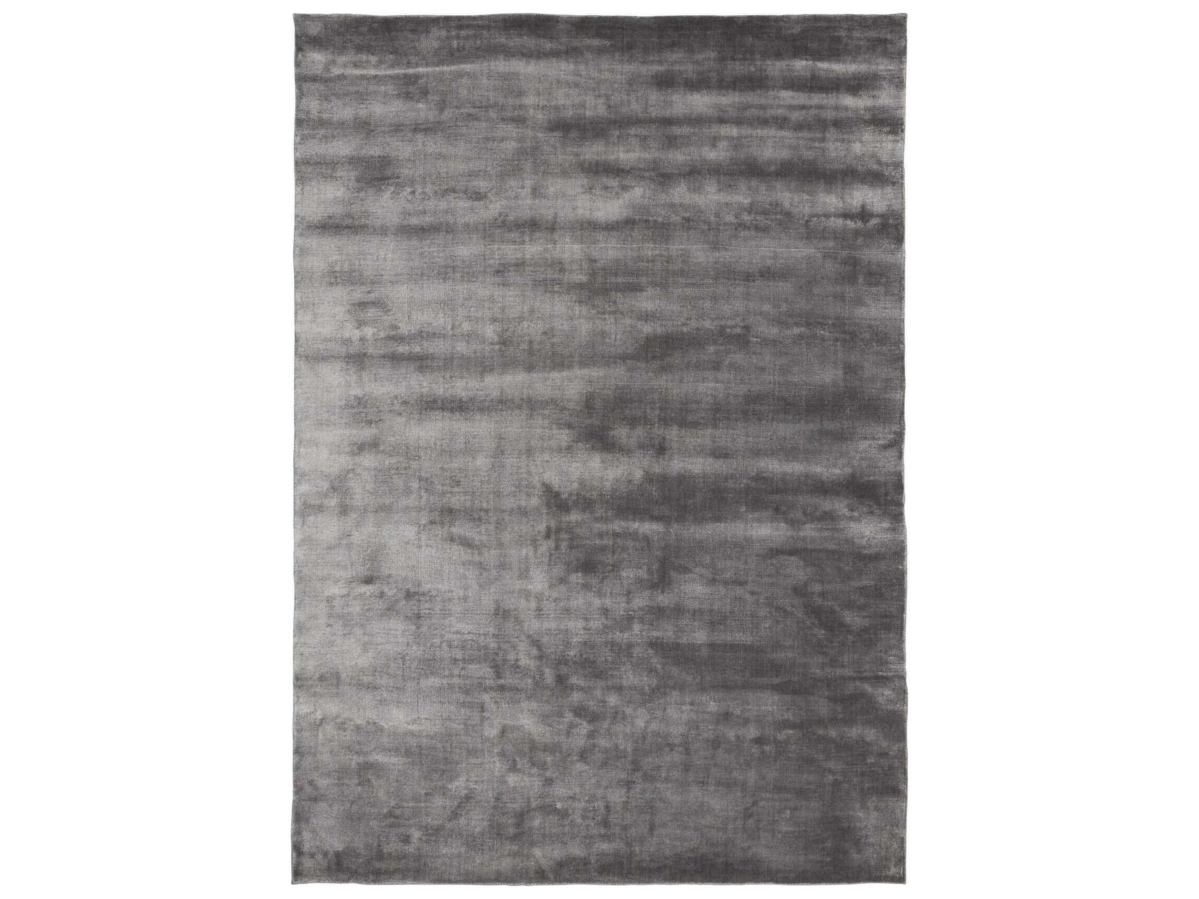 Lucens Steel Area Rug Modern Solid Color