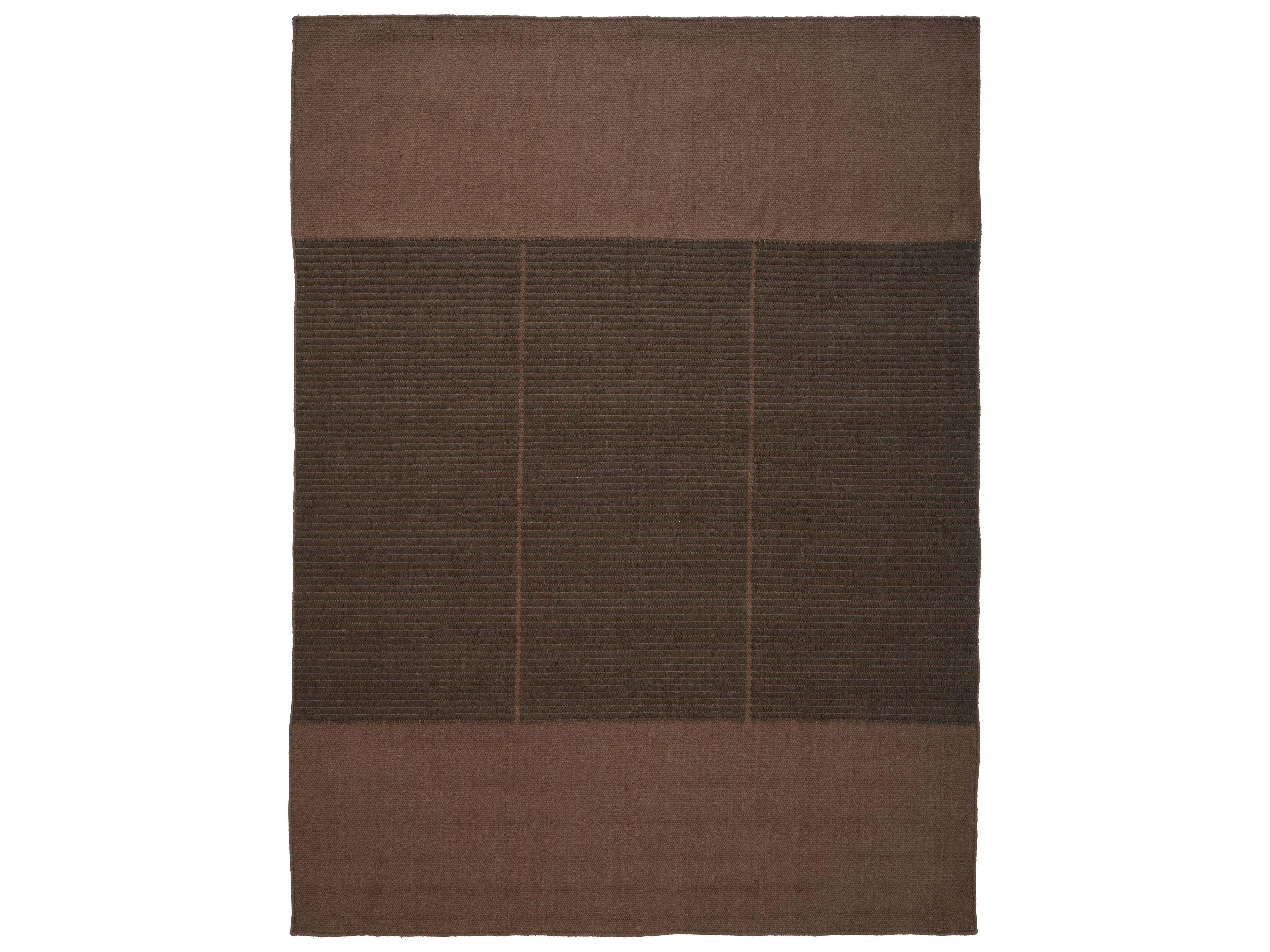 Geometric Umber Area Rug
