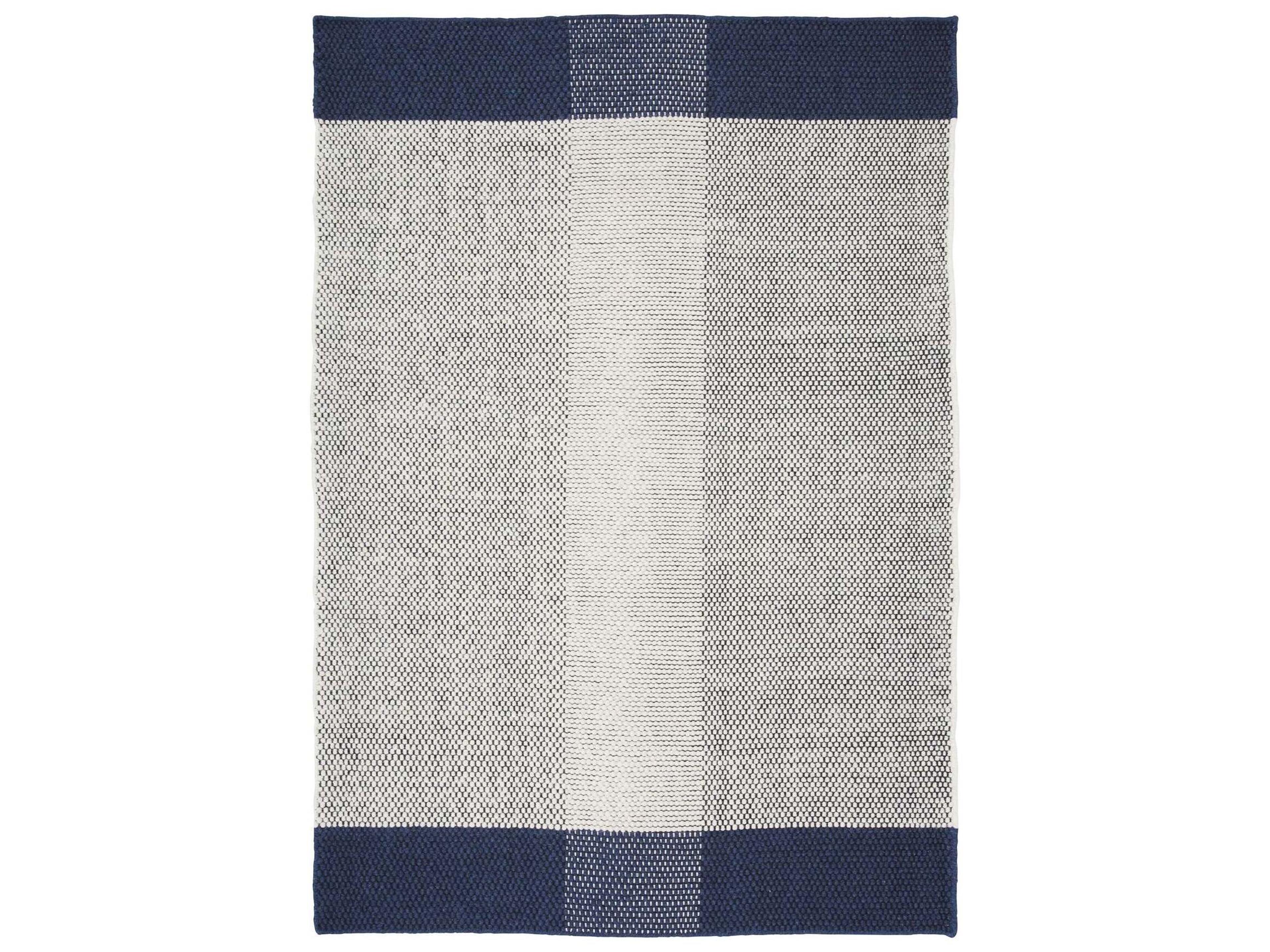 Geometric Blue Area Rug