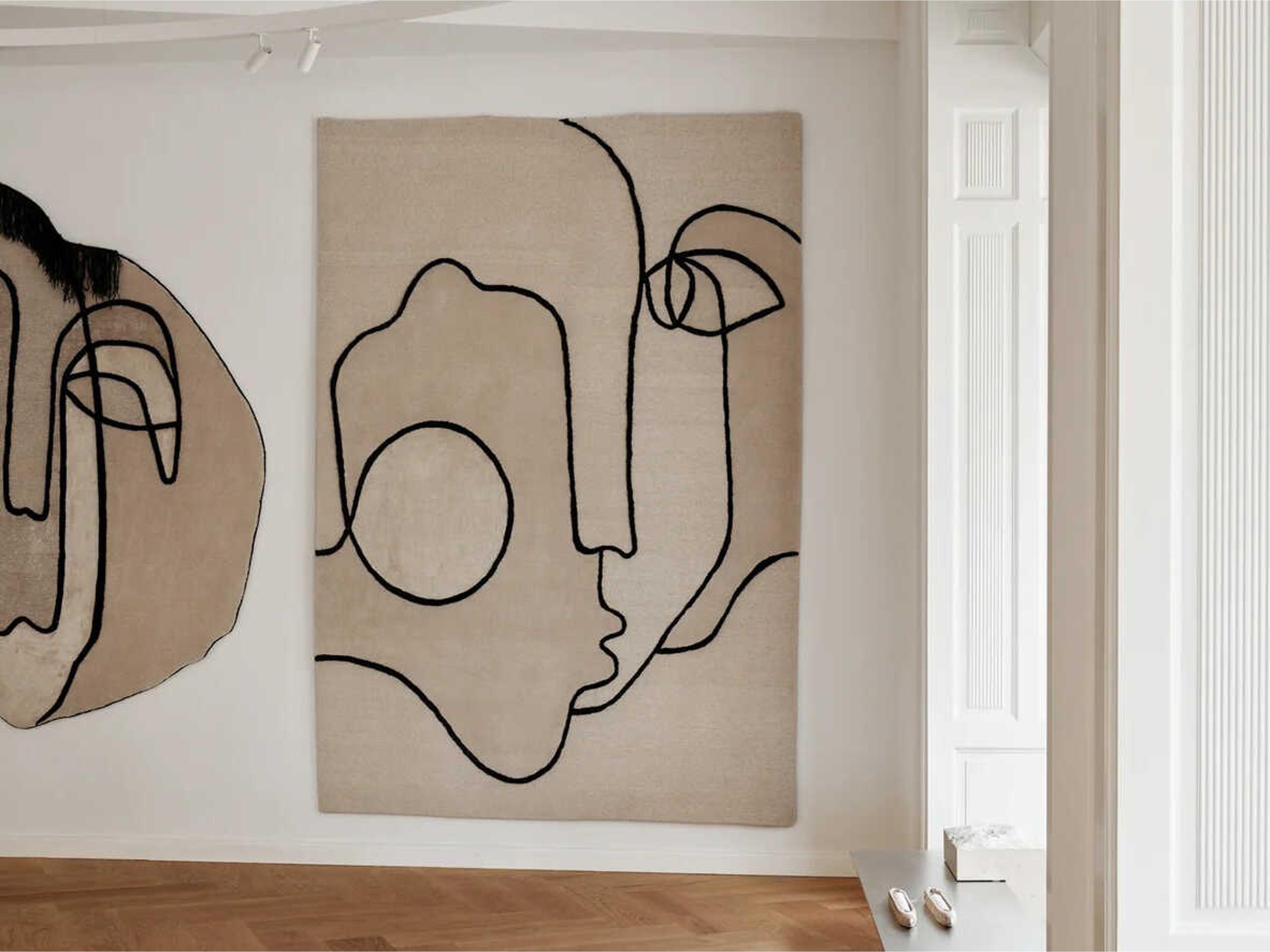 Linie Design Self Mirage Abstract Area Rug