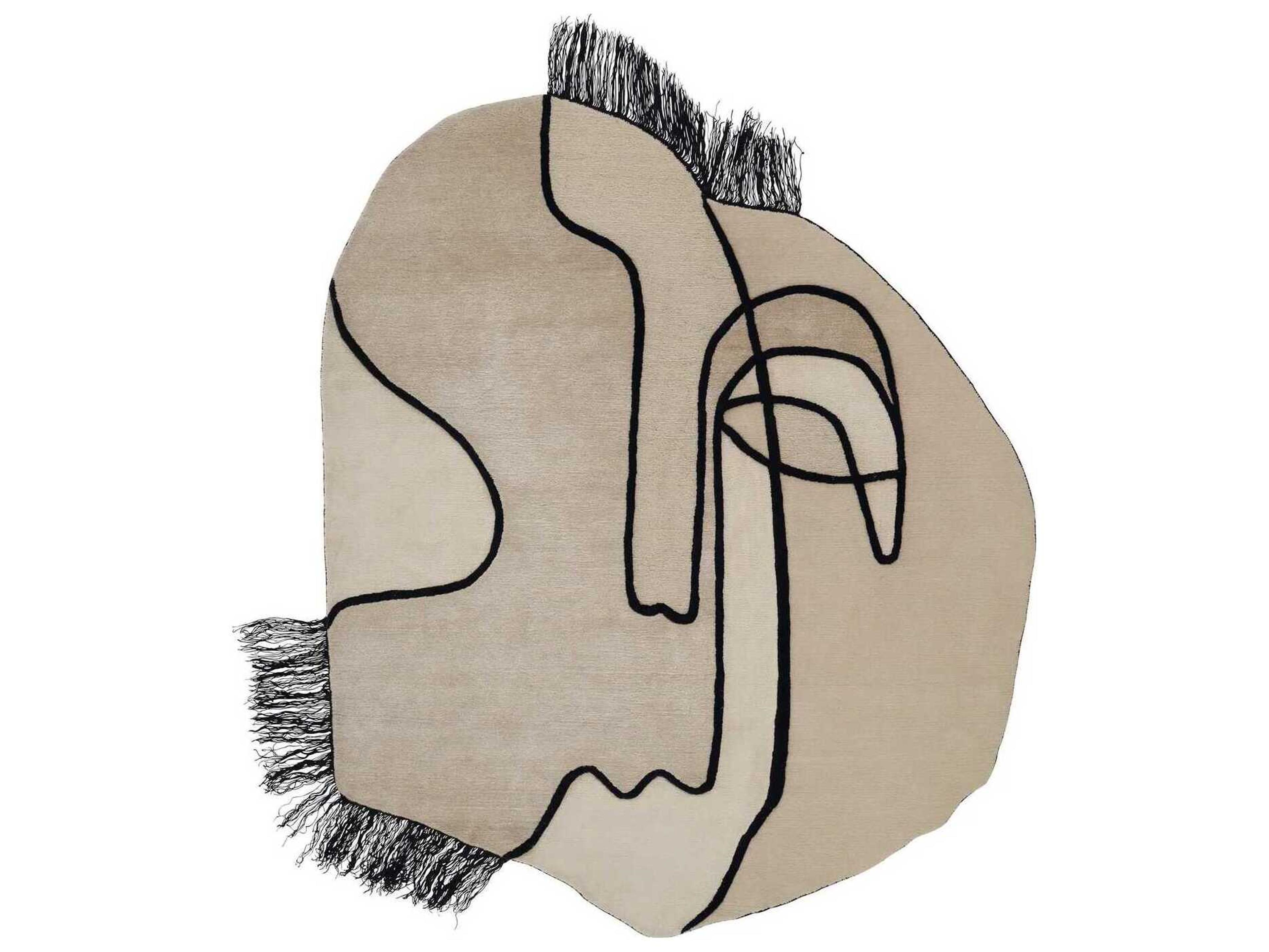 Slanted Self Abstract Area Rug