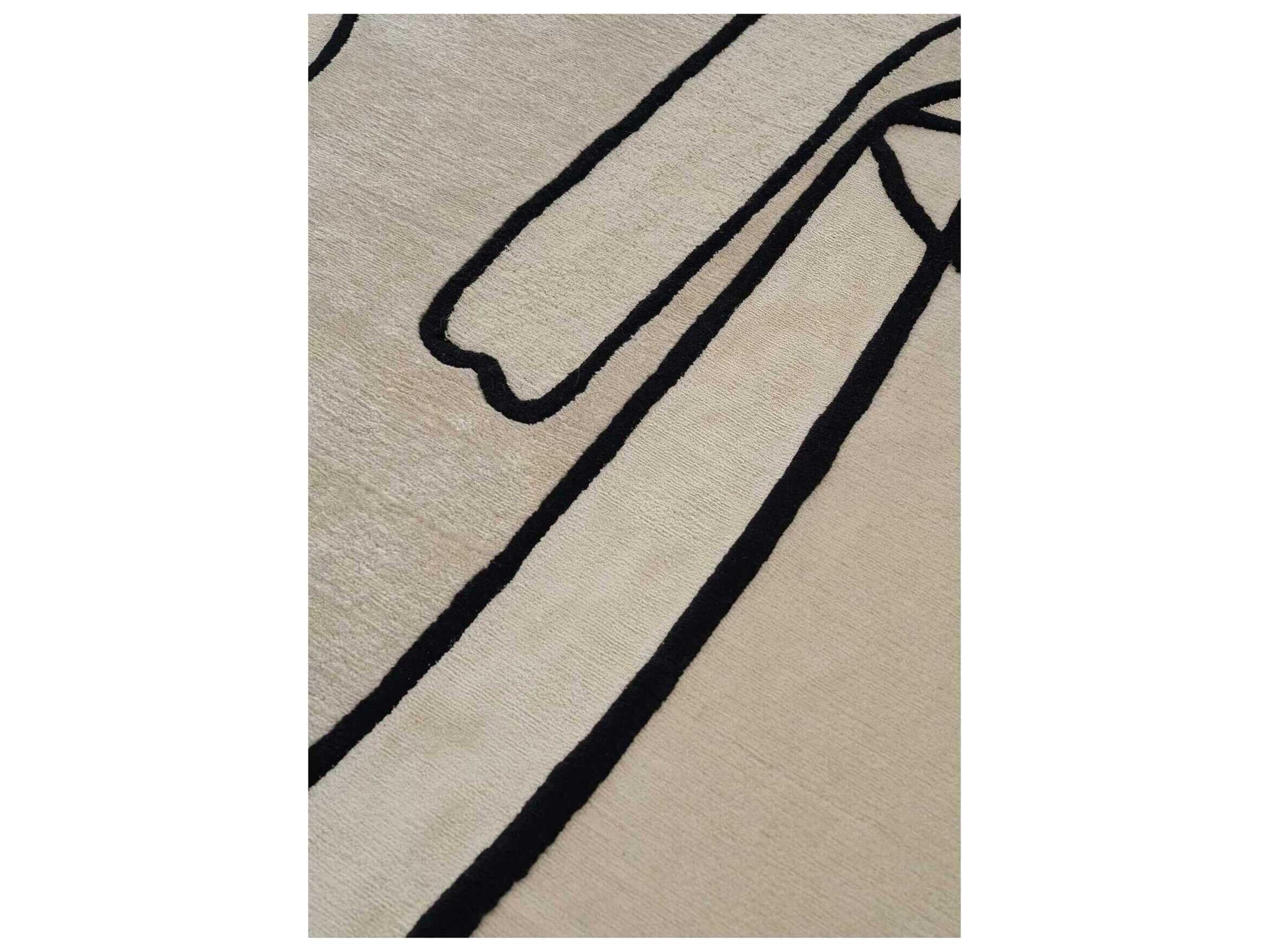 Linie Design Slanted Self Abstract Area Rug