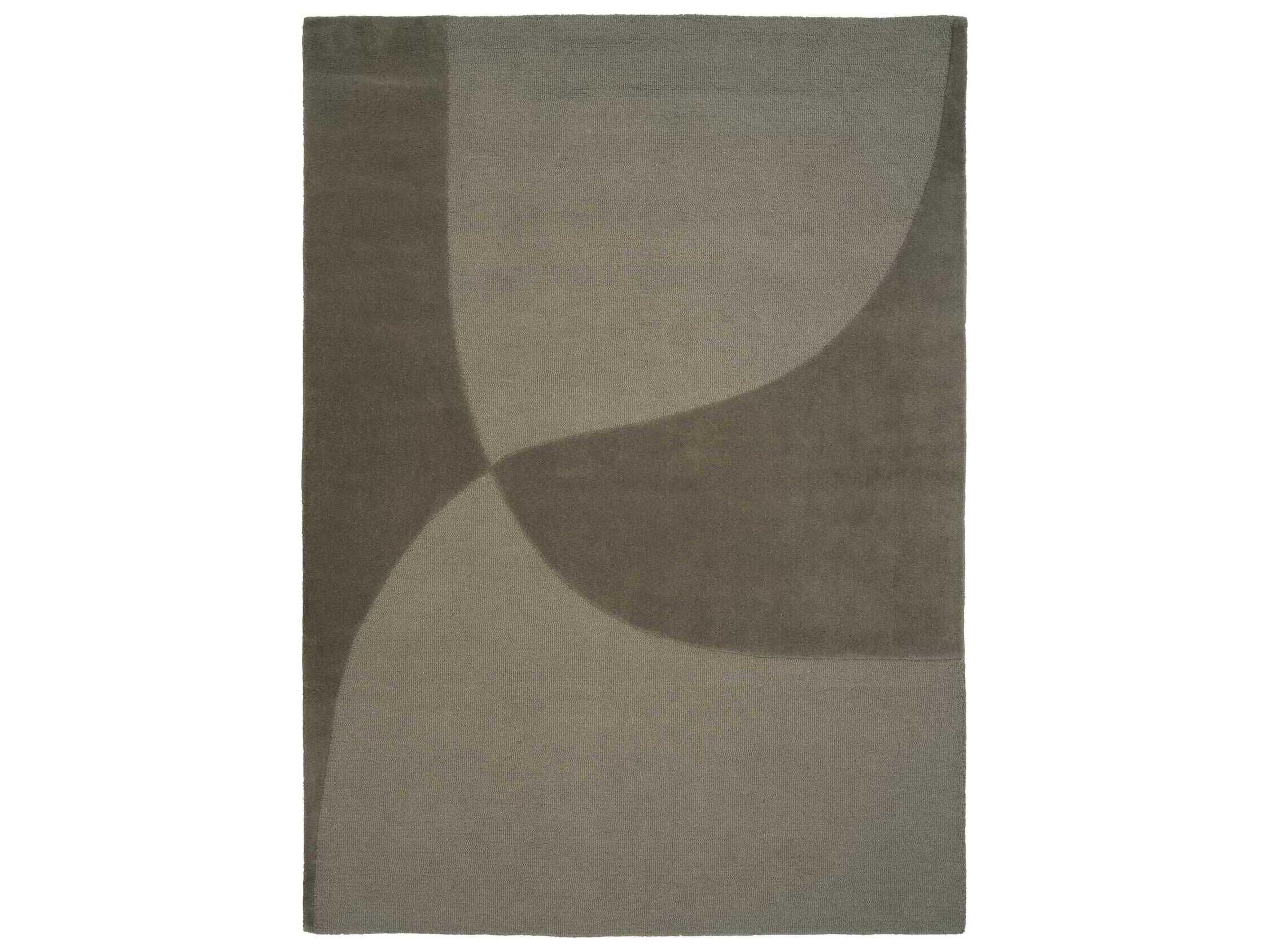 Split Plains Abstract Area Rug