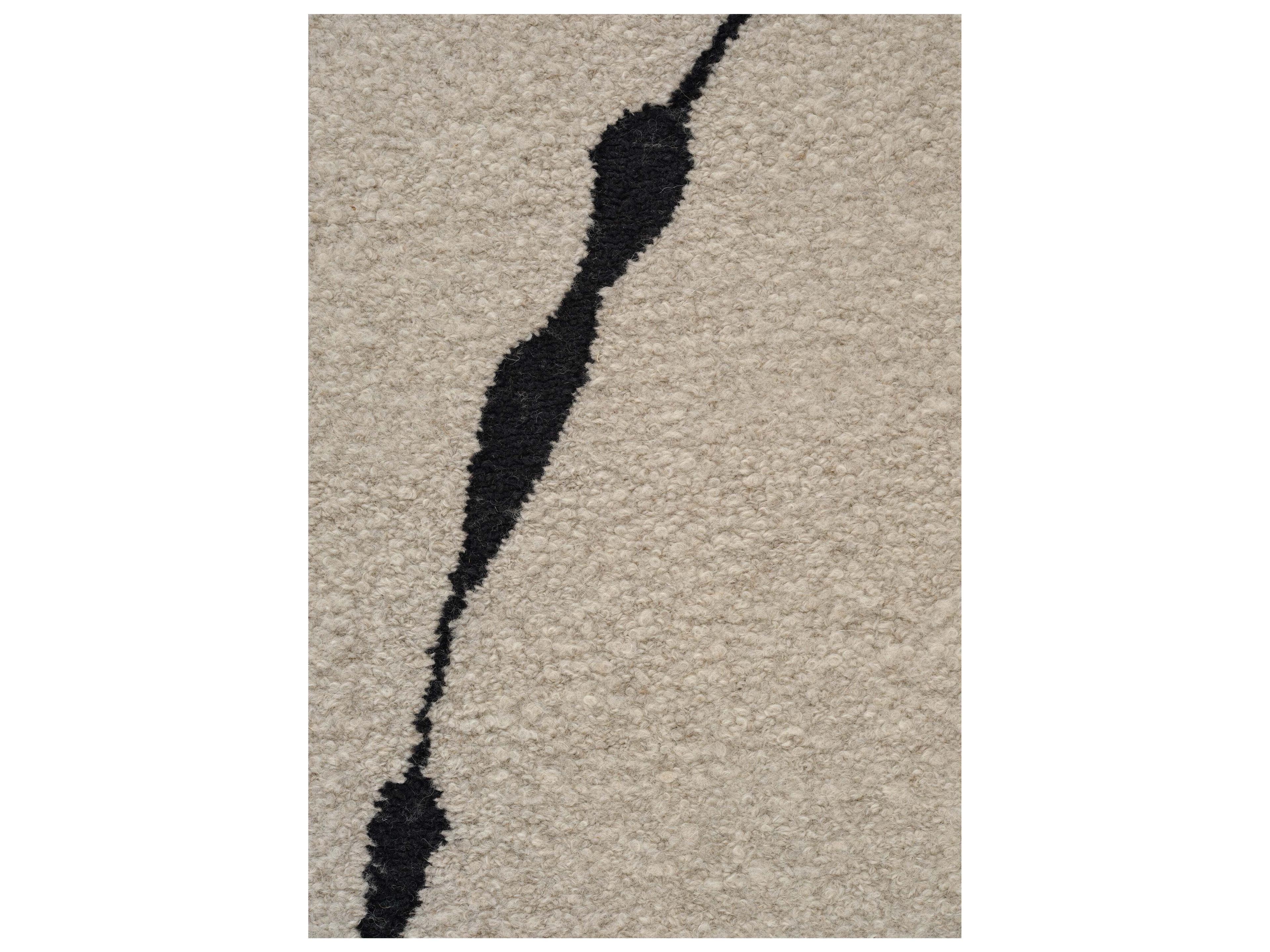 Linie Design Abstract Runner Beige Area Rug