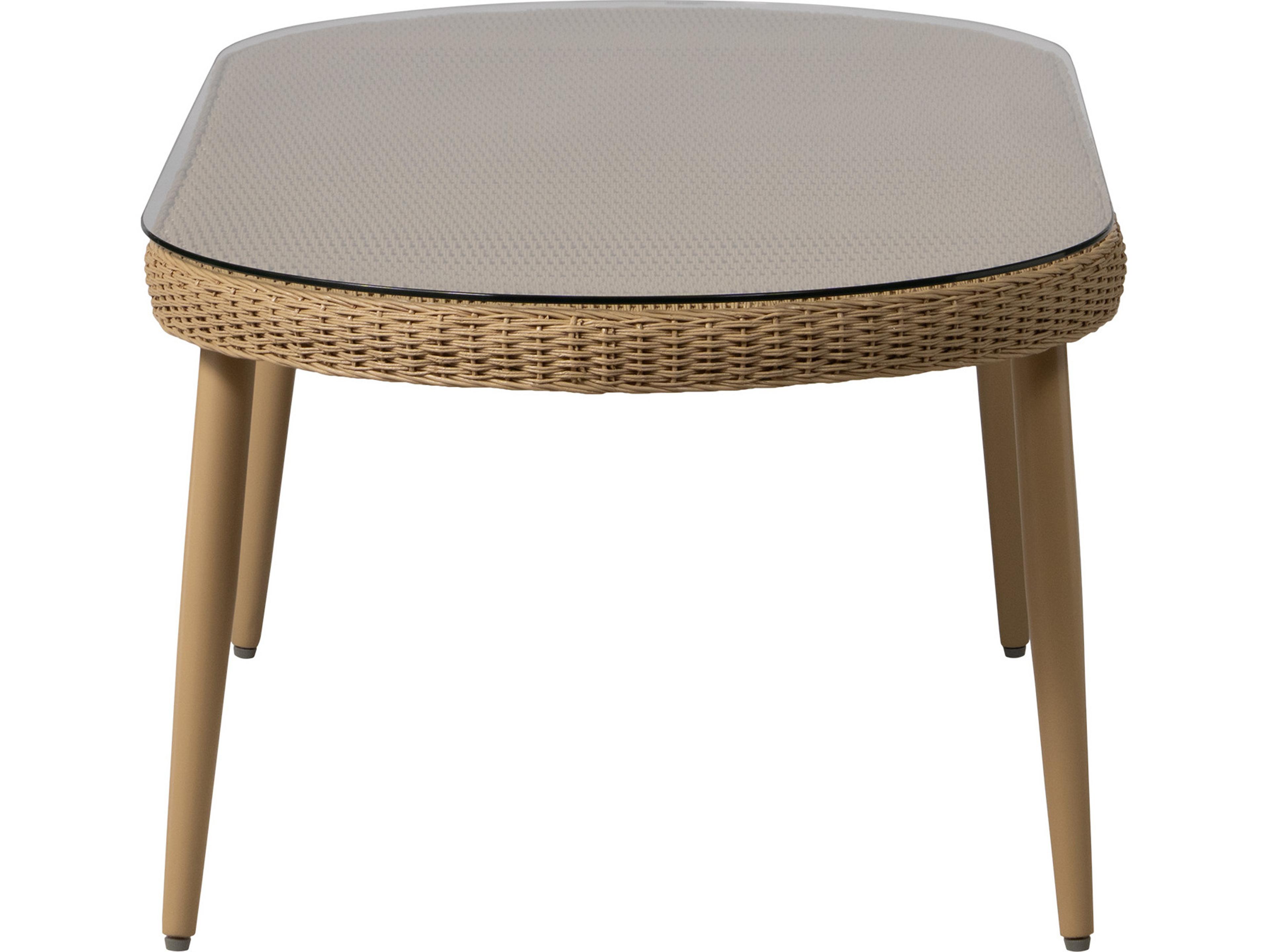 Lloyd Flanders Cascade 48" Oval Coffee Table