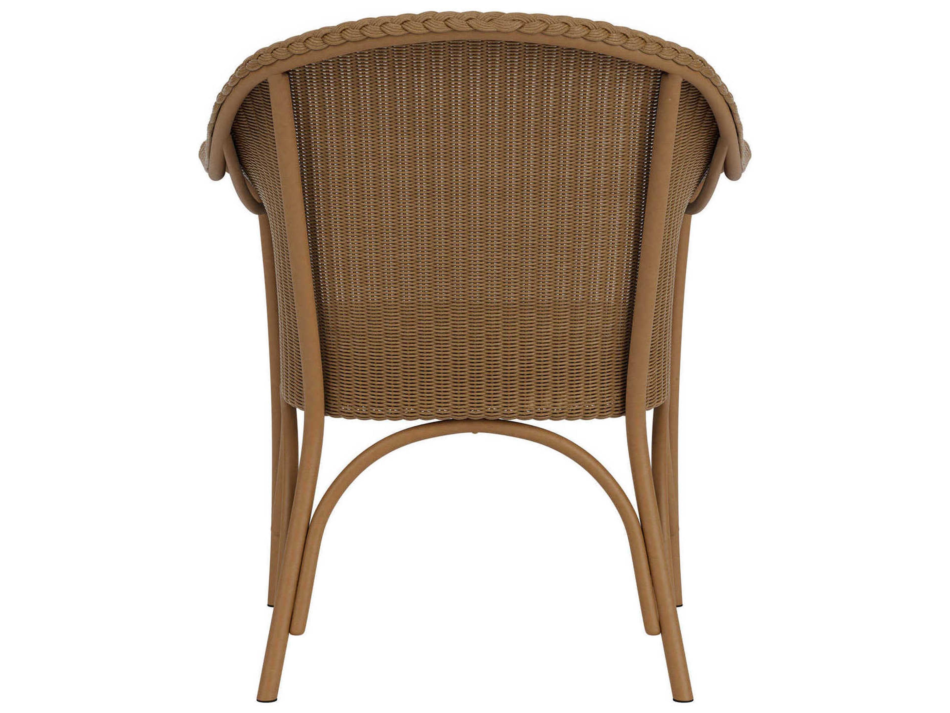 Lloyd Flanders All Seasons Wicker Patio Lounge Chair with Padded Seat