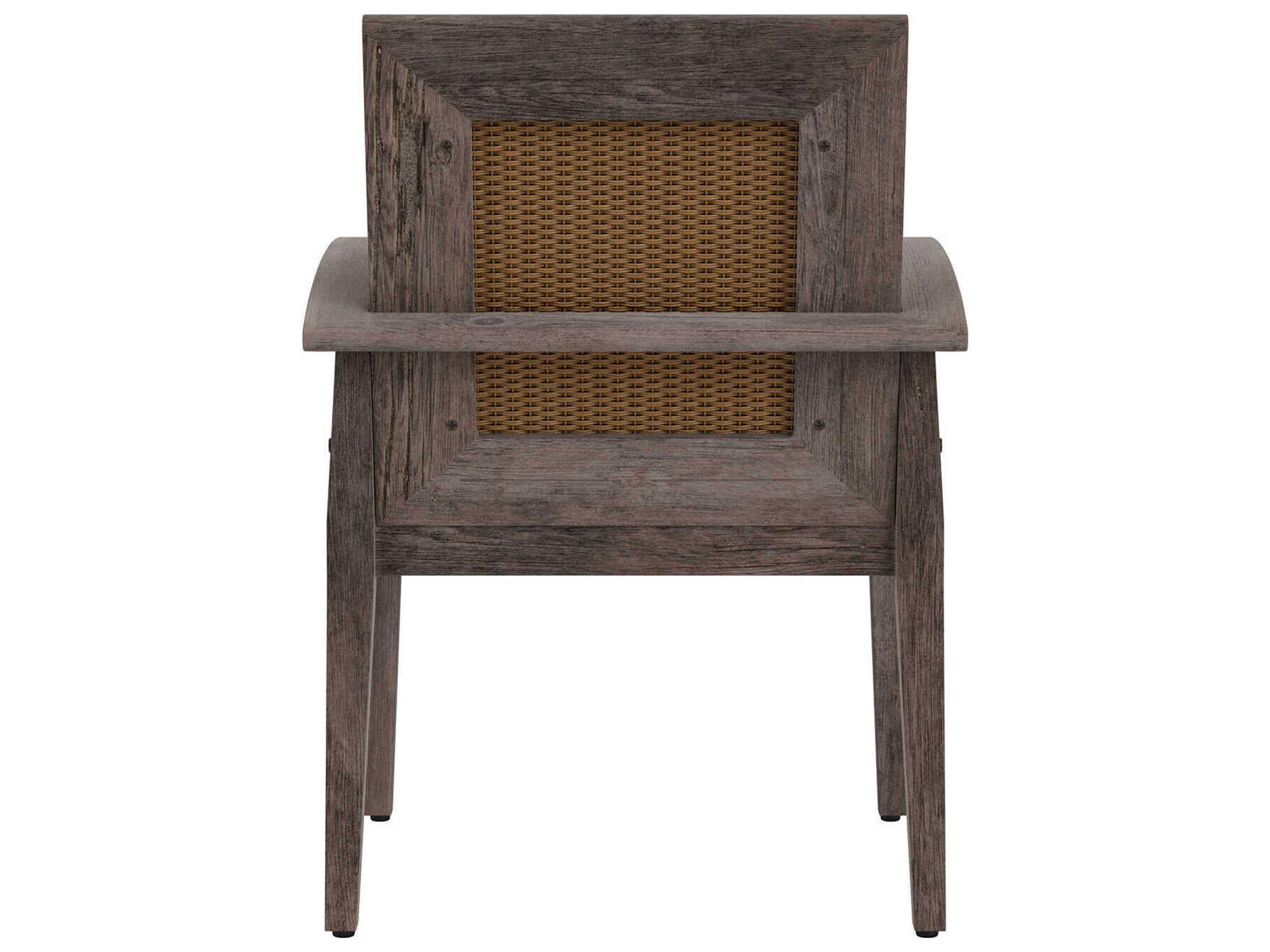 Lloyd Flanders Frontier Aluminum Outdoor Dining Arm Chair