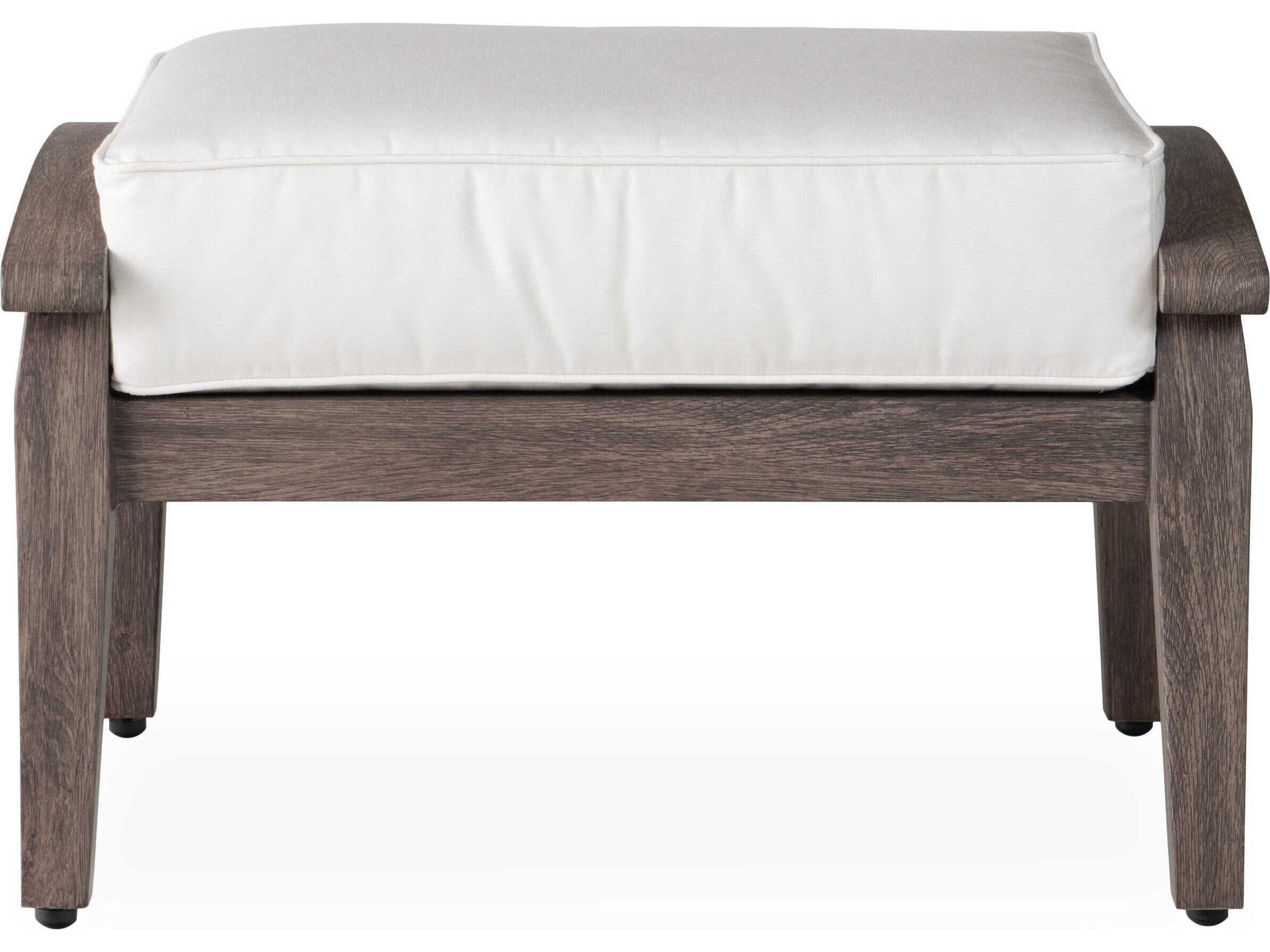 Lloyd Flanders Frontier Aluminum Outdoor Ottoman