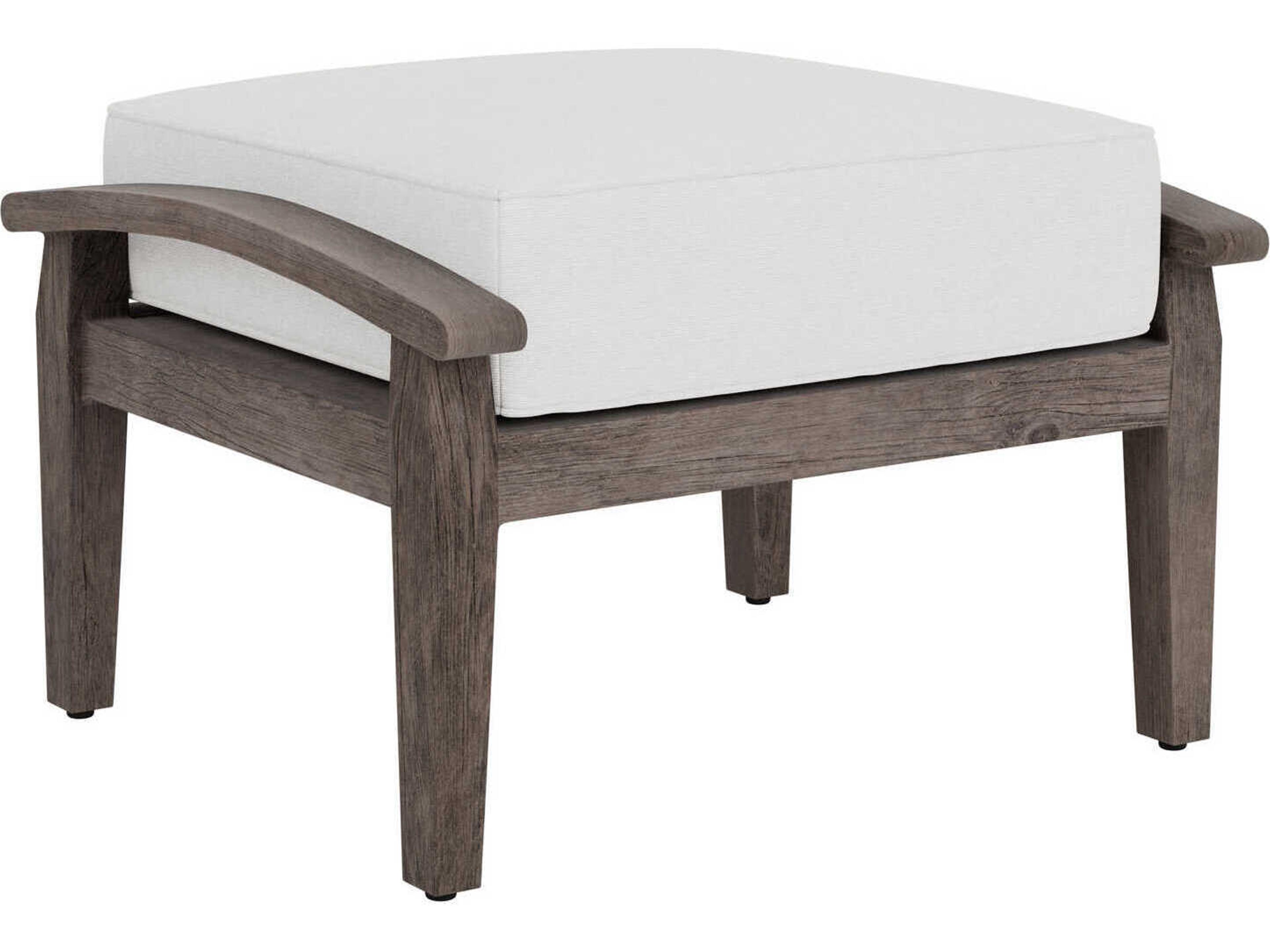 Lloyd Flanders Frontier Aluminum Outdoor Ottoman