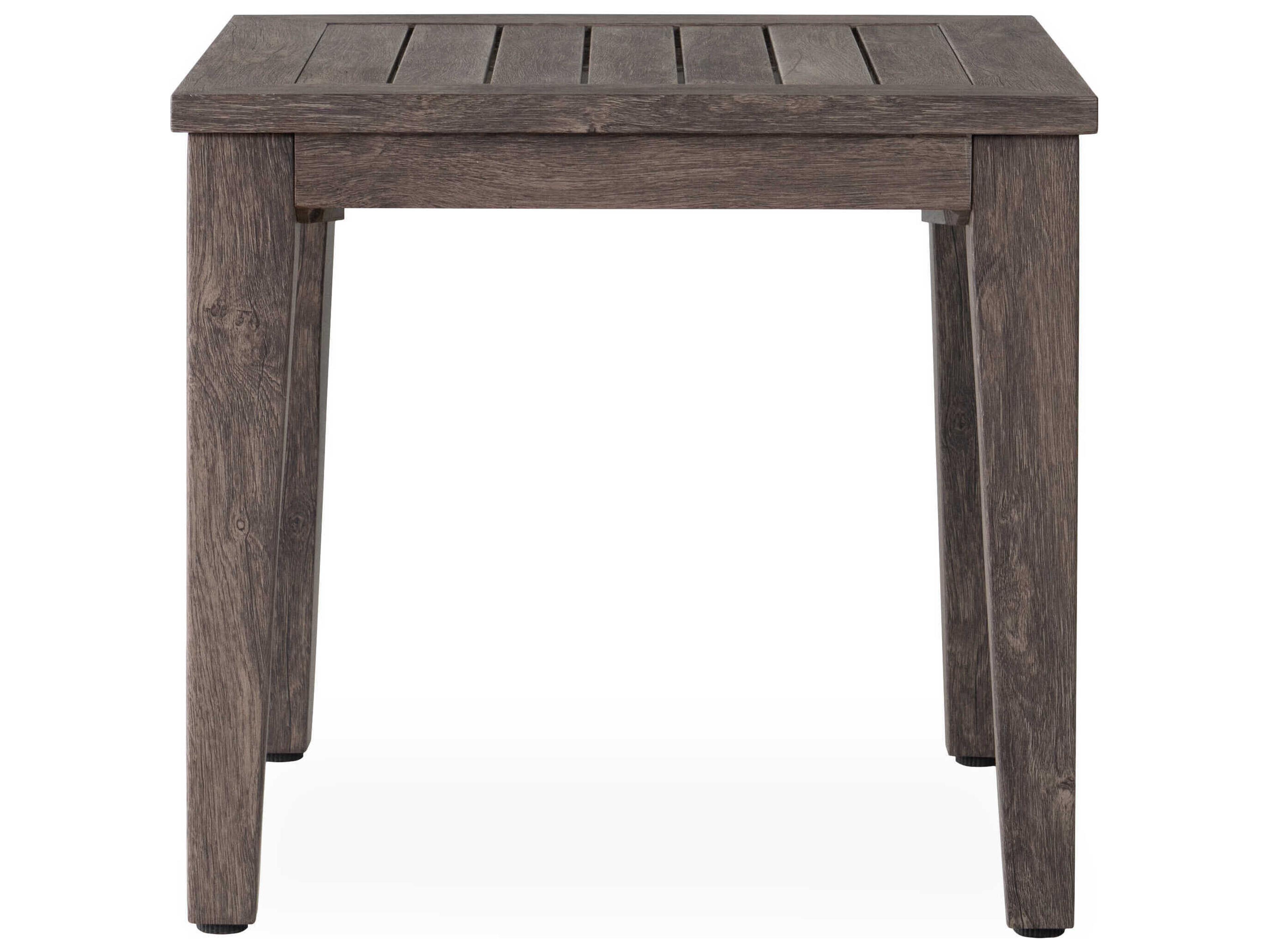 Lloyd Flanders Frontier Aluminum Square Patio End Table