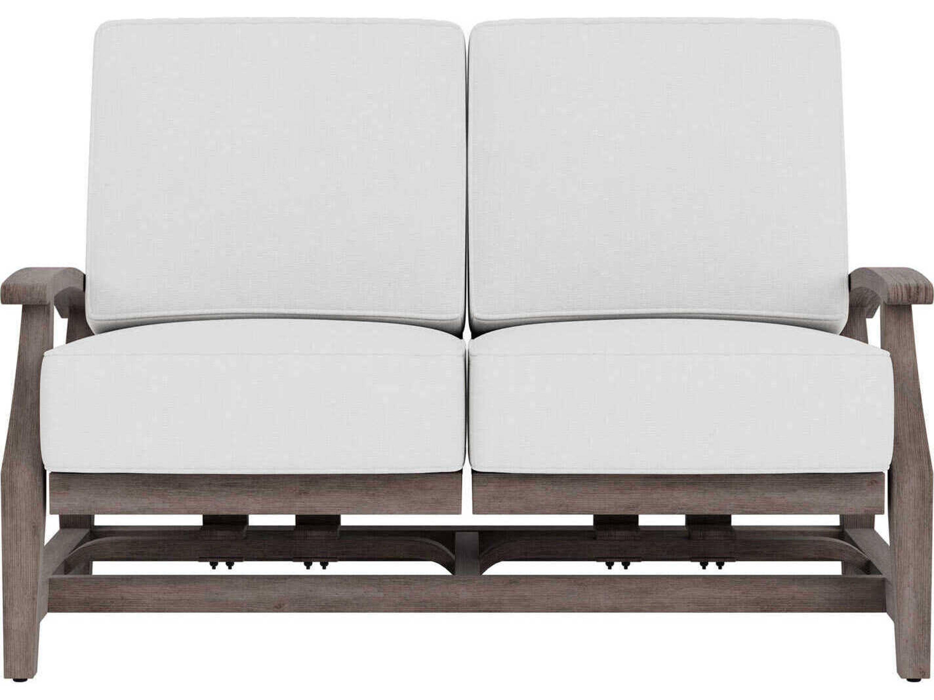 Lloyd Flanders Frontier Aluminum Spring Rocker Loveseat