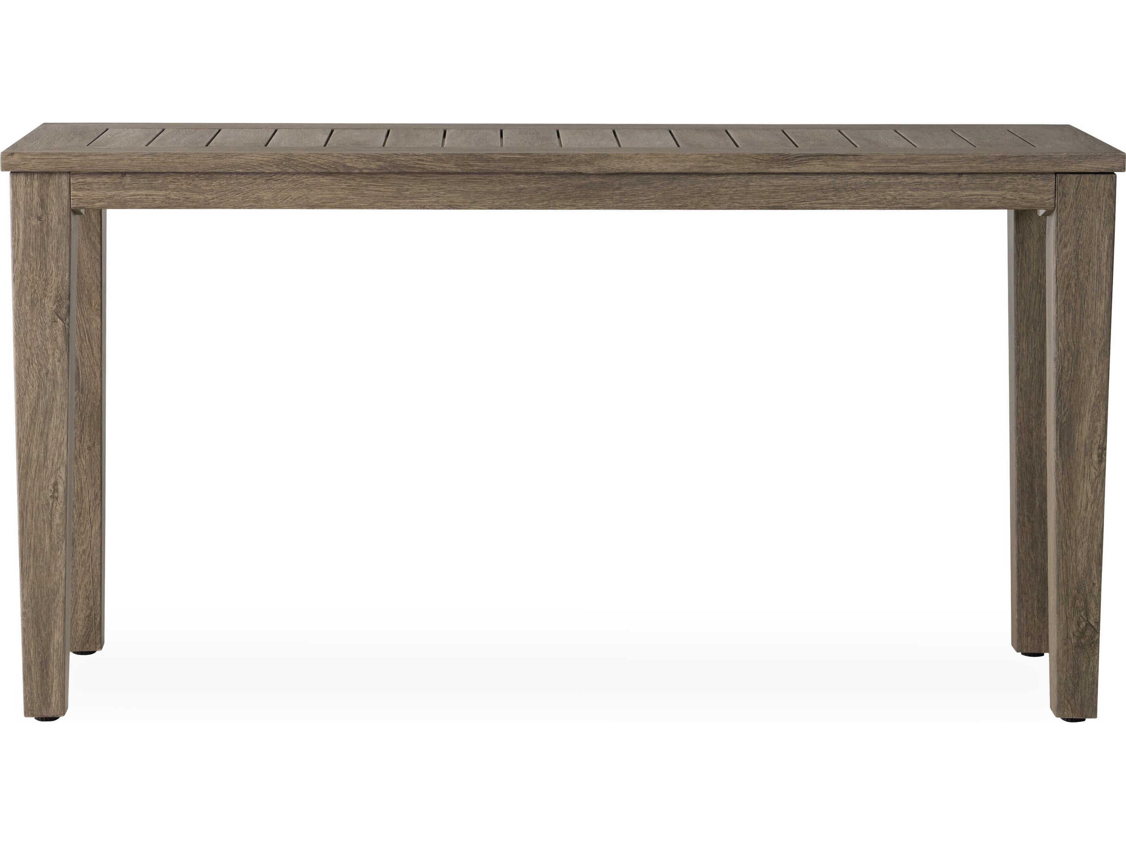 Lloyd Flanders Frontier Aluminum Rectangular Patio Console Table