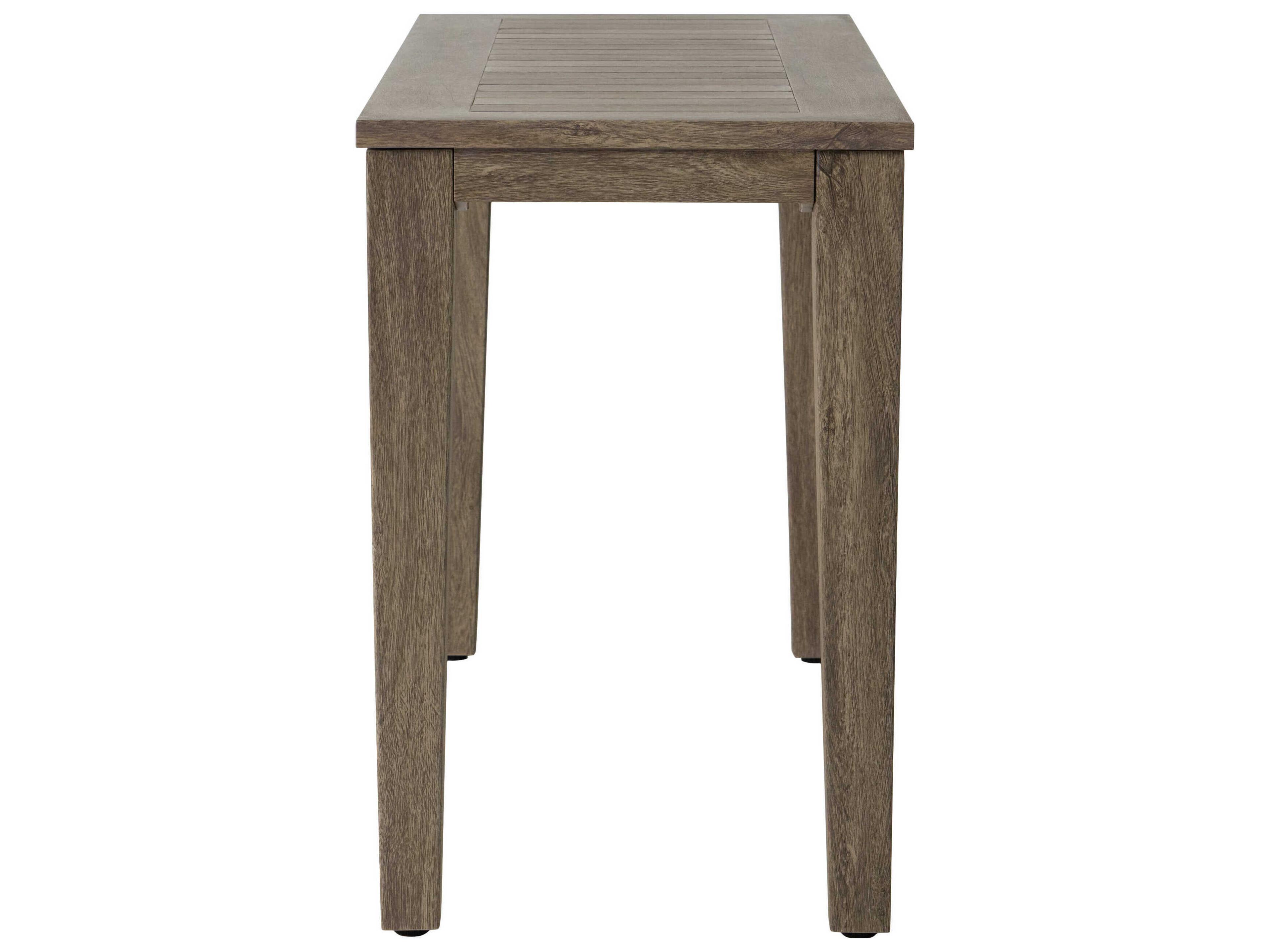 Lloyd Flanders Frontier Aluminum Rectangular Patio Console Table