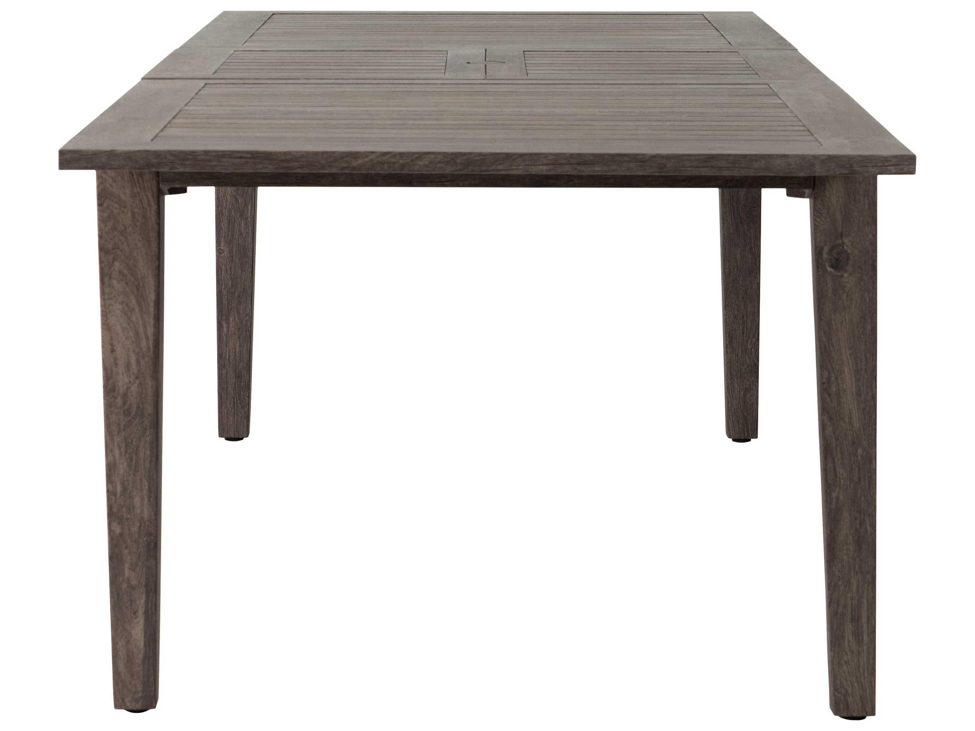 Lloyd Flanders Frontier Aluminum Rectangular Butterfly Patio Dining Table