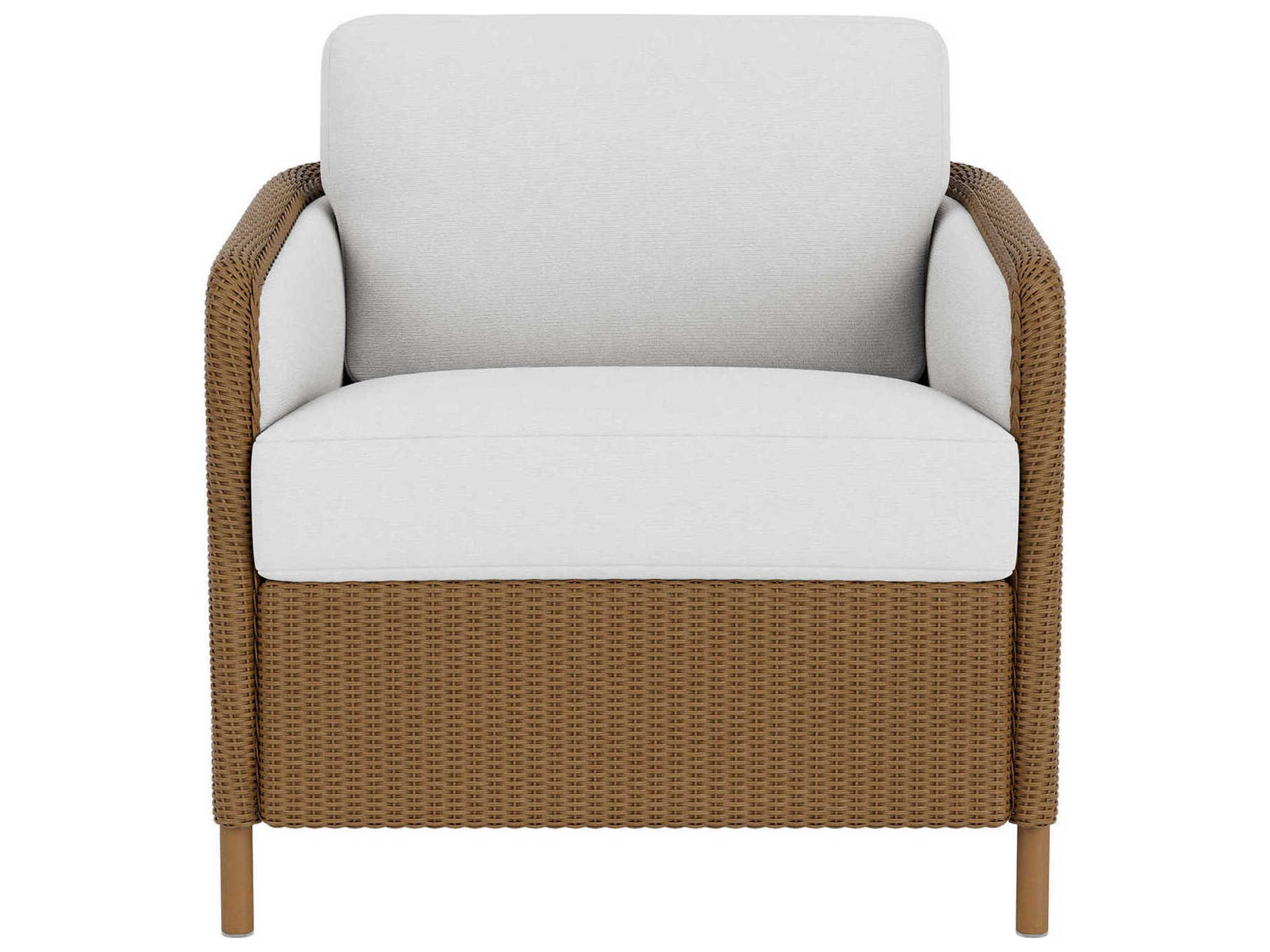 Lloyd Flanders Quick Ship Visions Wicker Outdoor Patio Lounge Chair