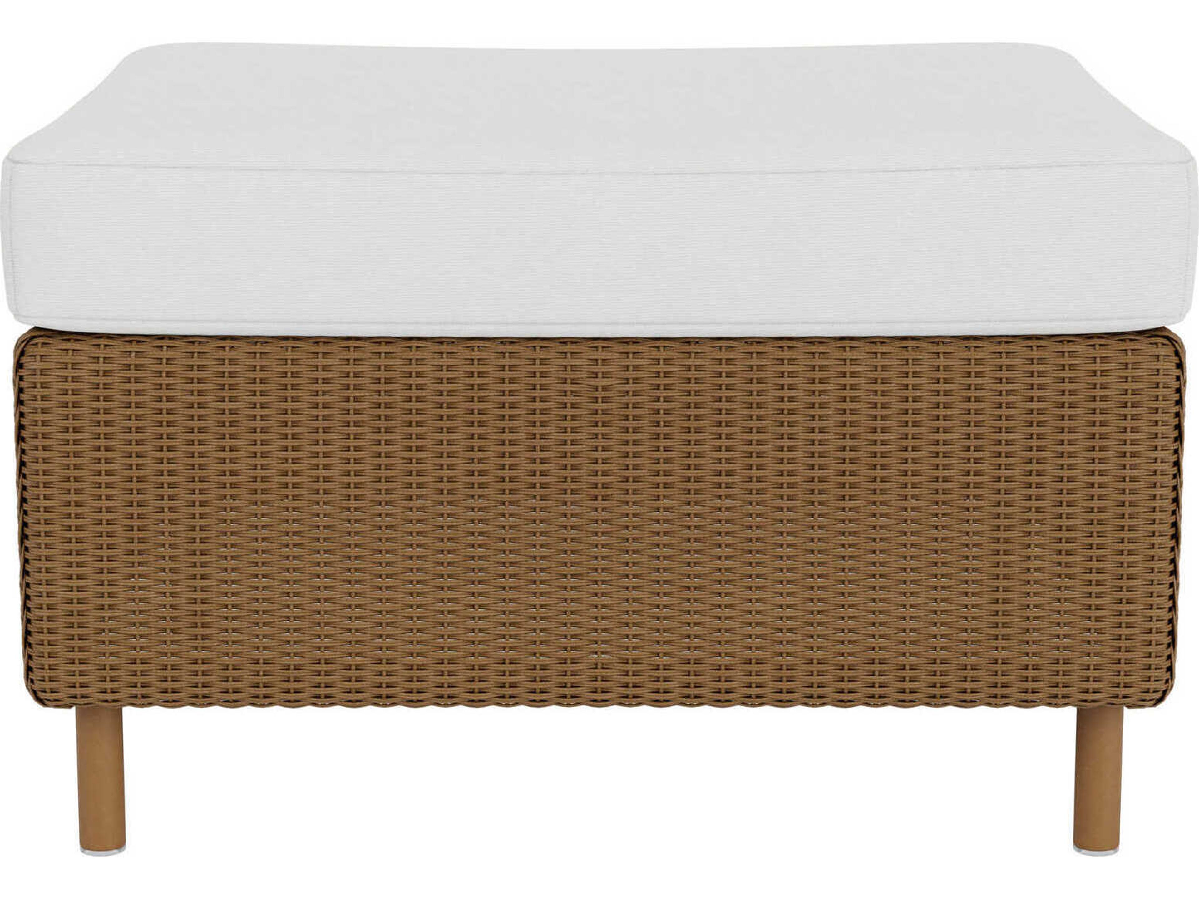 Lloyd Flanders Visions Wicker Outdoor Patio Ottoman