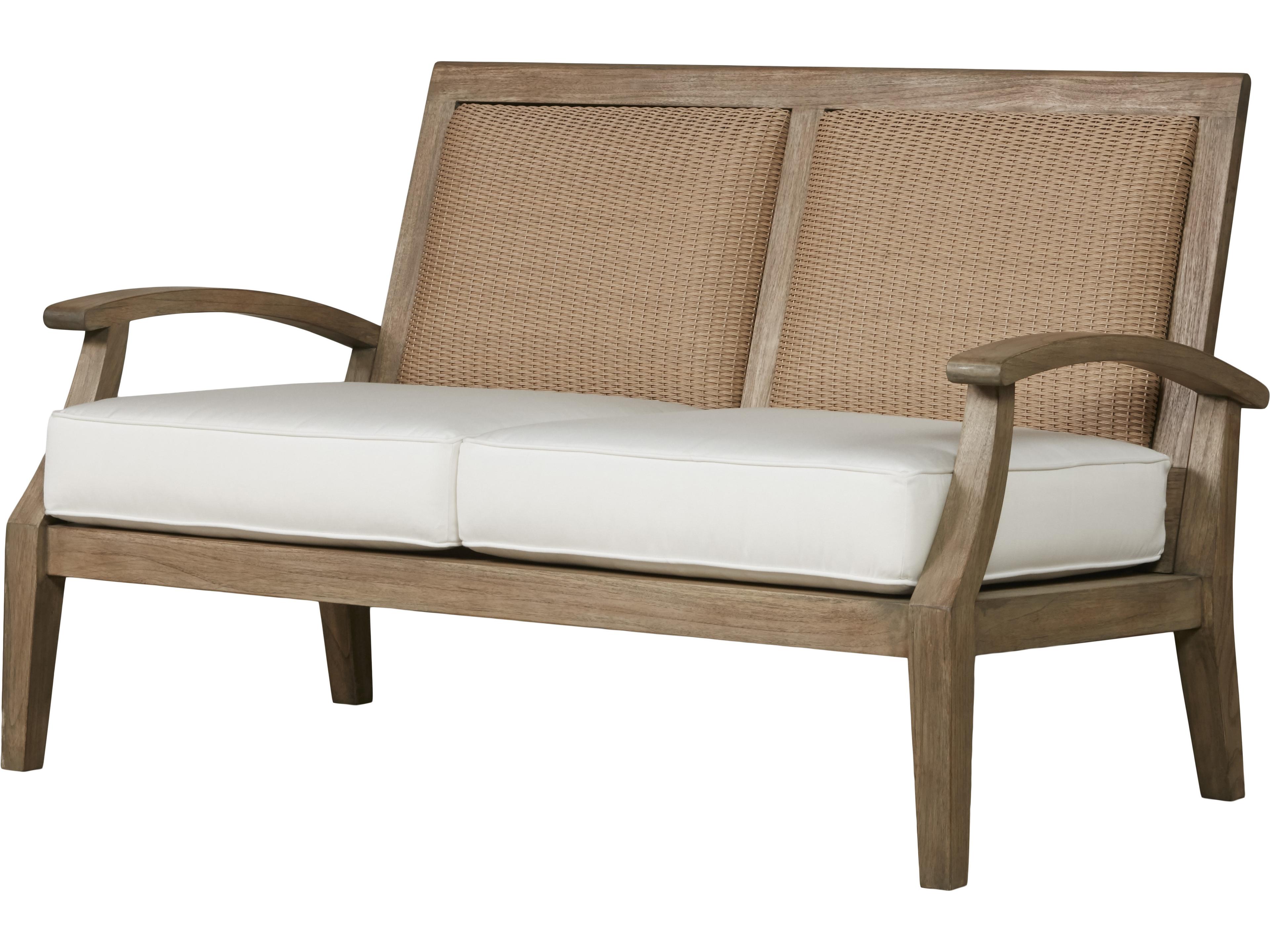Wildwood Teak Cushion Patio Loveseat