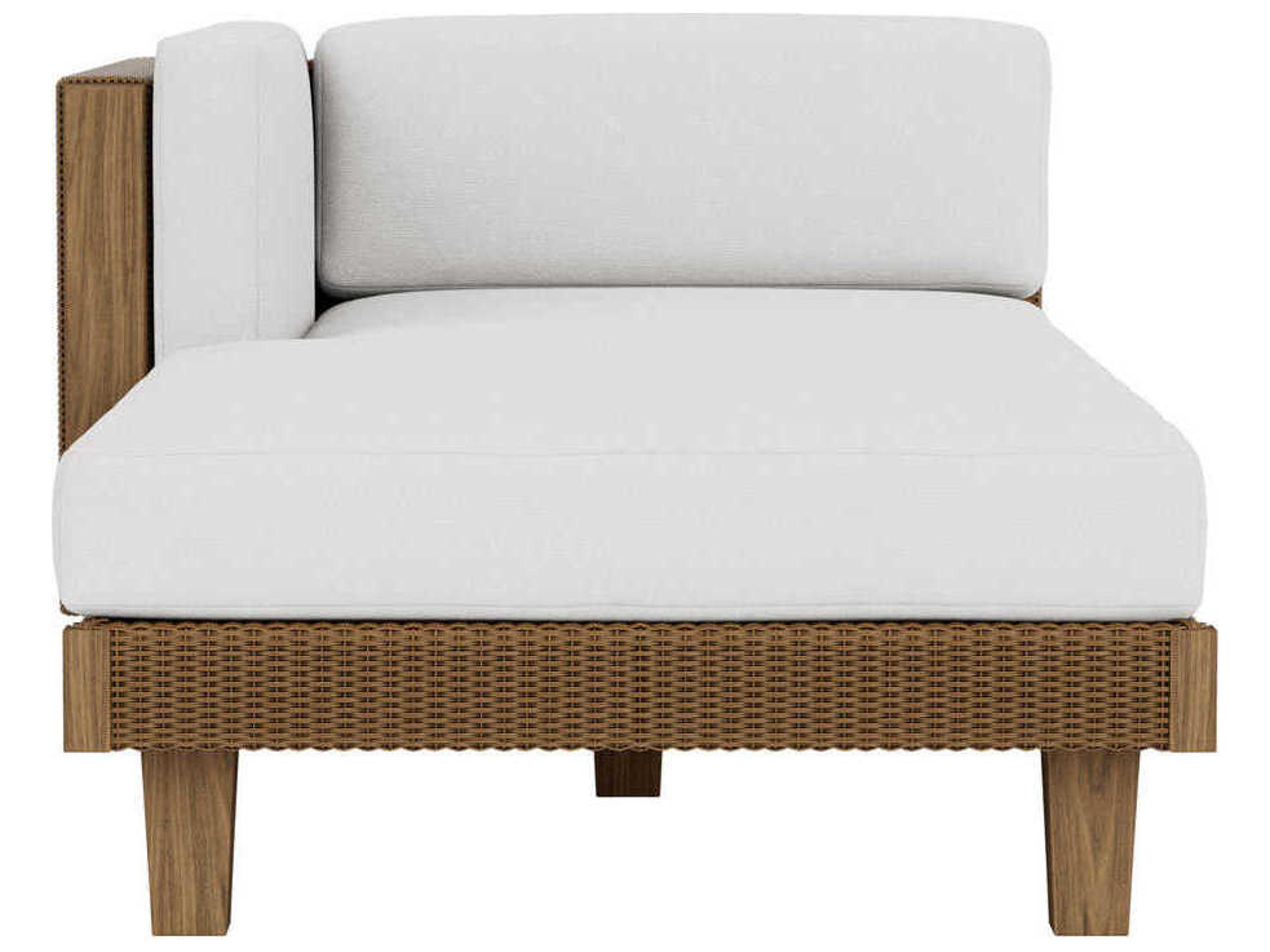 Lloyd Flanders Catalina Wicker Right Arm Outdoor Patio Chaise Lounge