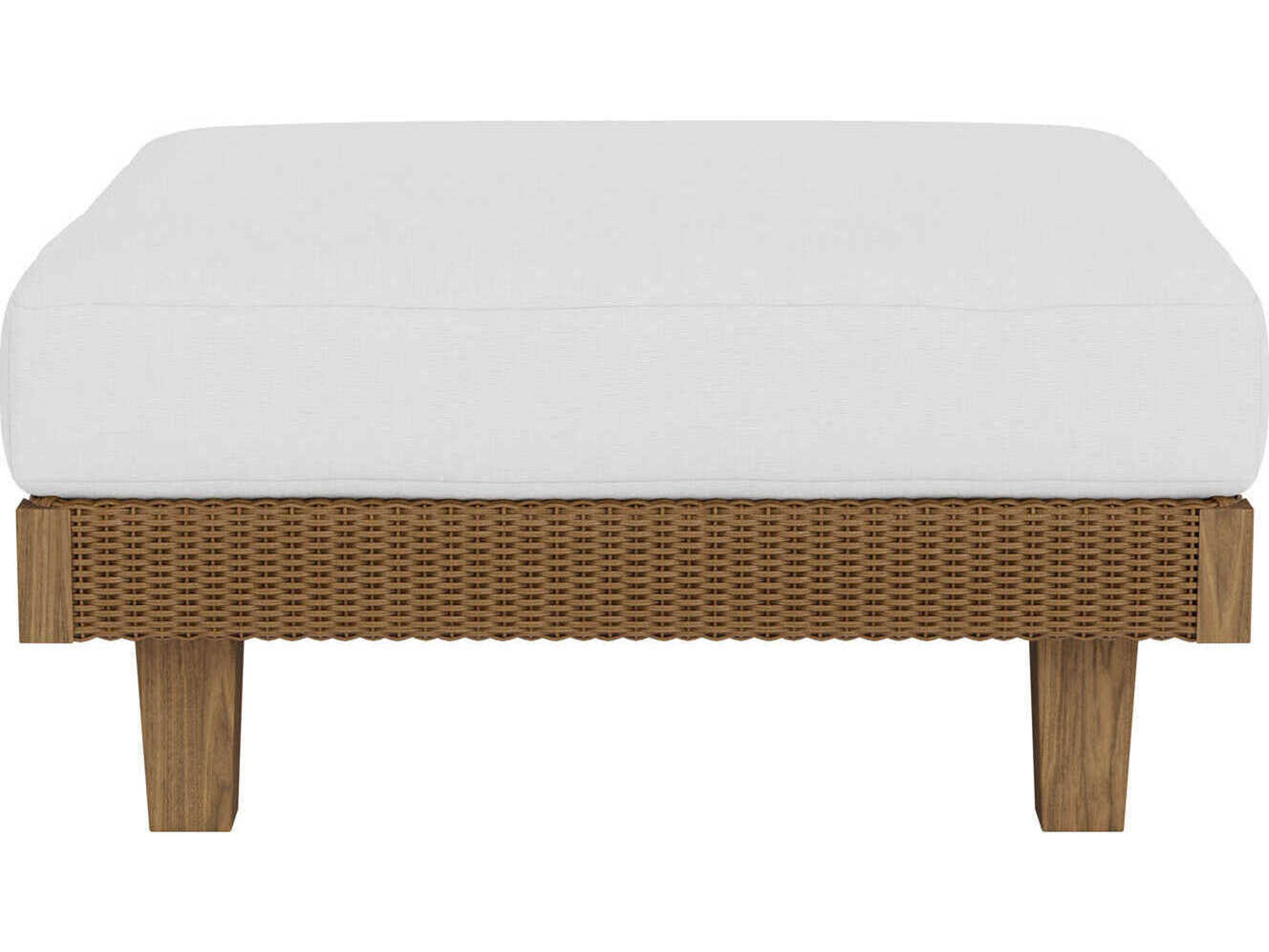 Lloyd Flanders Catalina Wicker Outdoor Ottoman