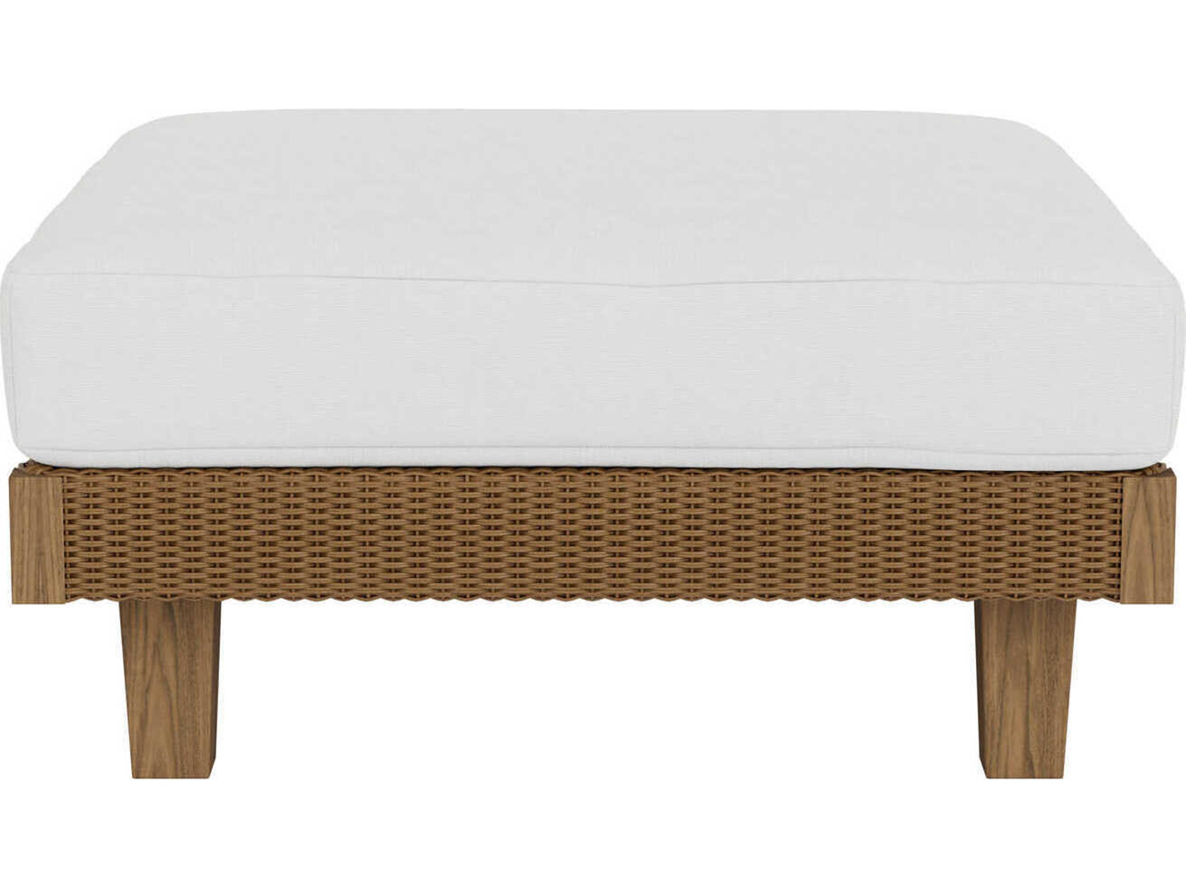 Lloyd Flanders Catalina Wicker Outdoor Ottoman