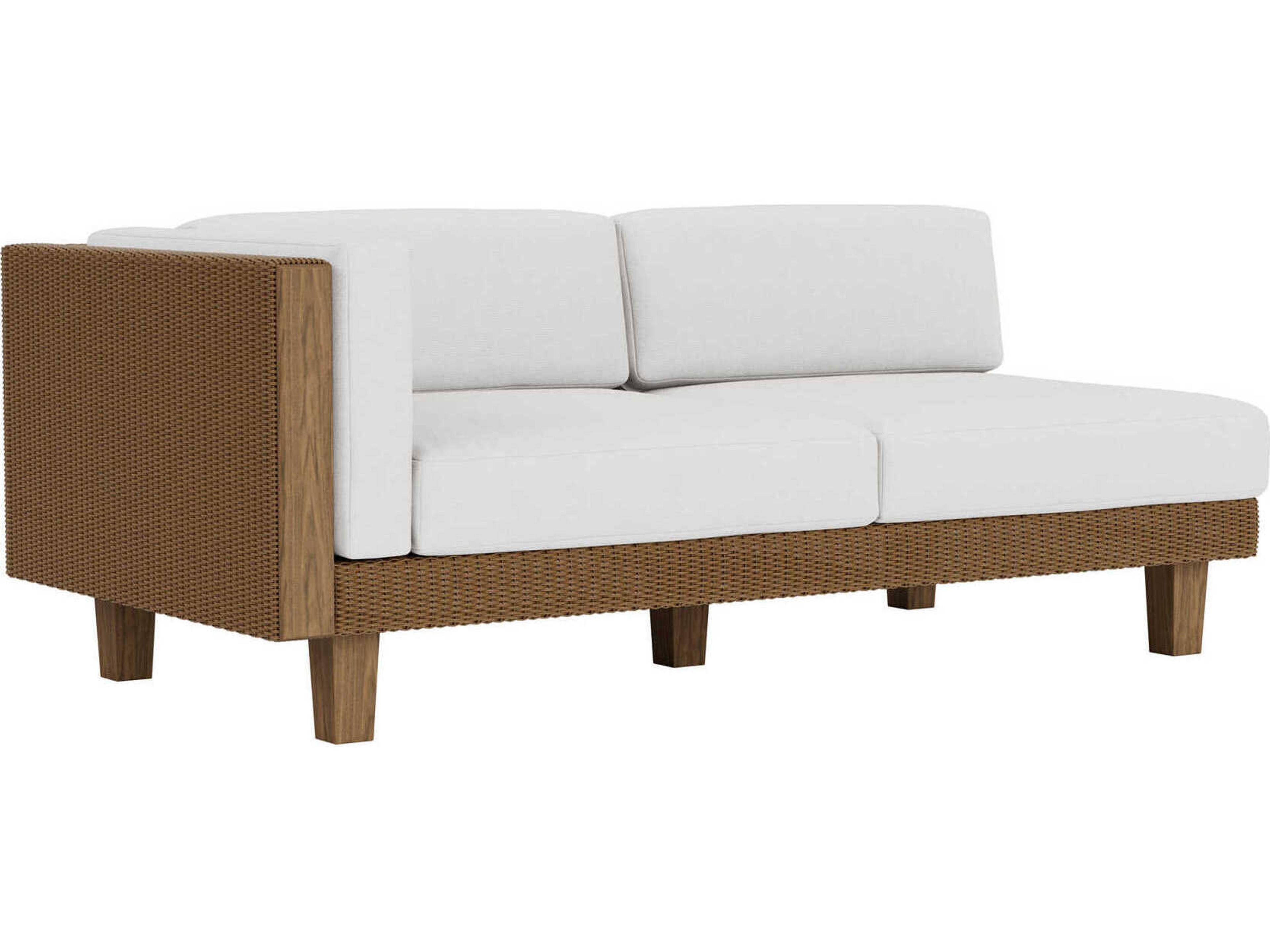 Lloyd Flanders Catalina Wicker Right Arm Outdoor Loveseat