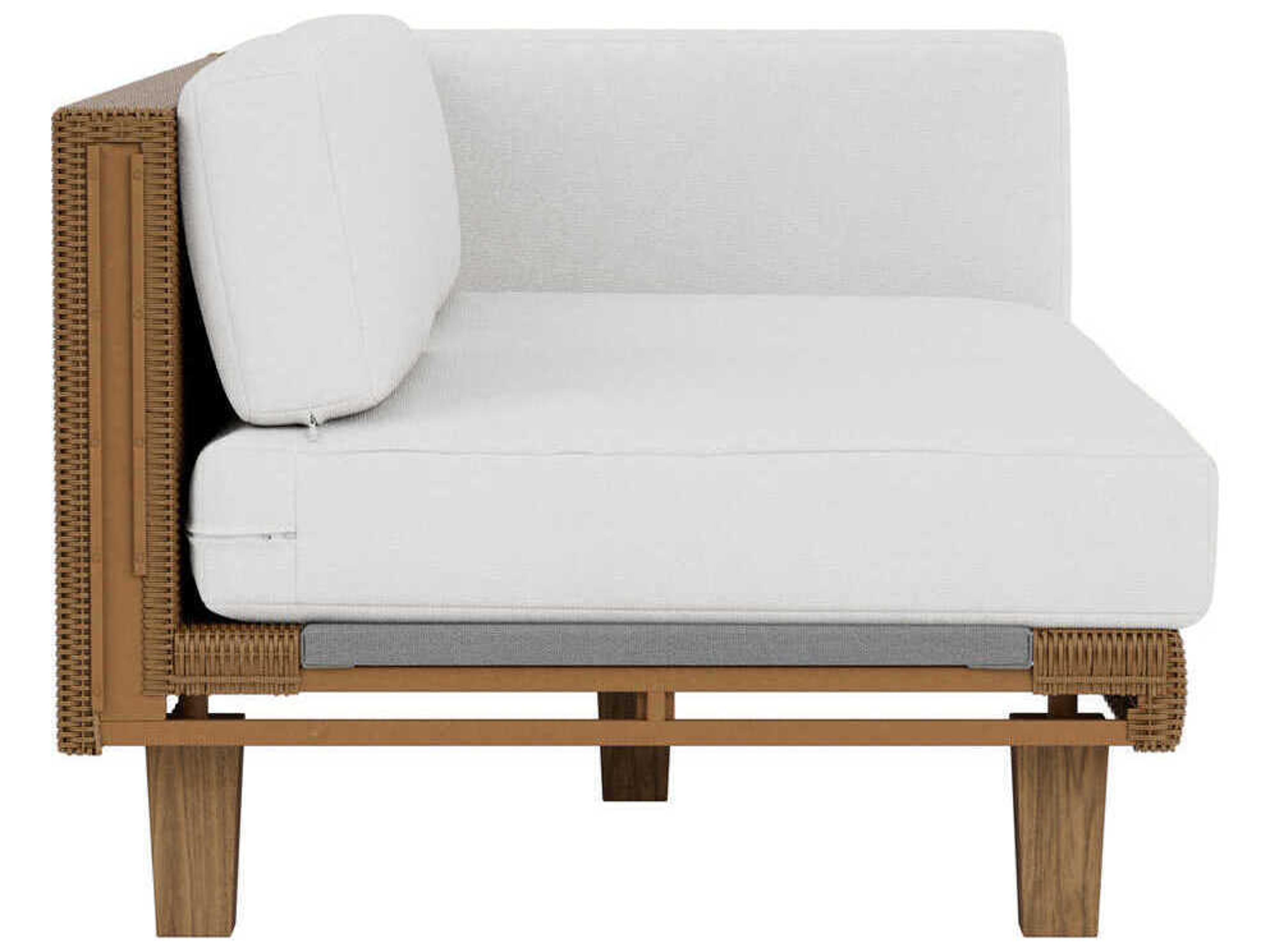 Lloyd Flanders Catalina Wicker Left Arm Settee