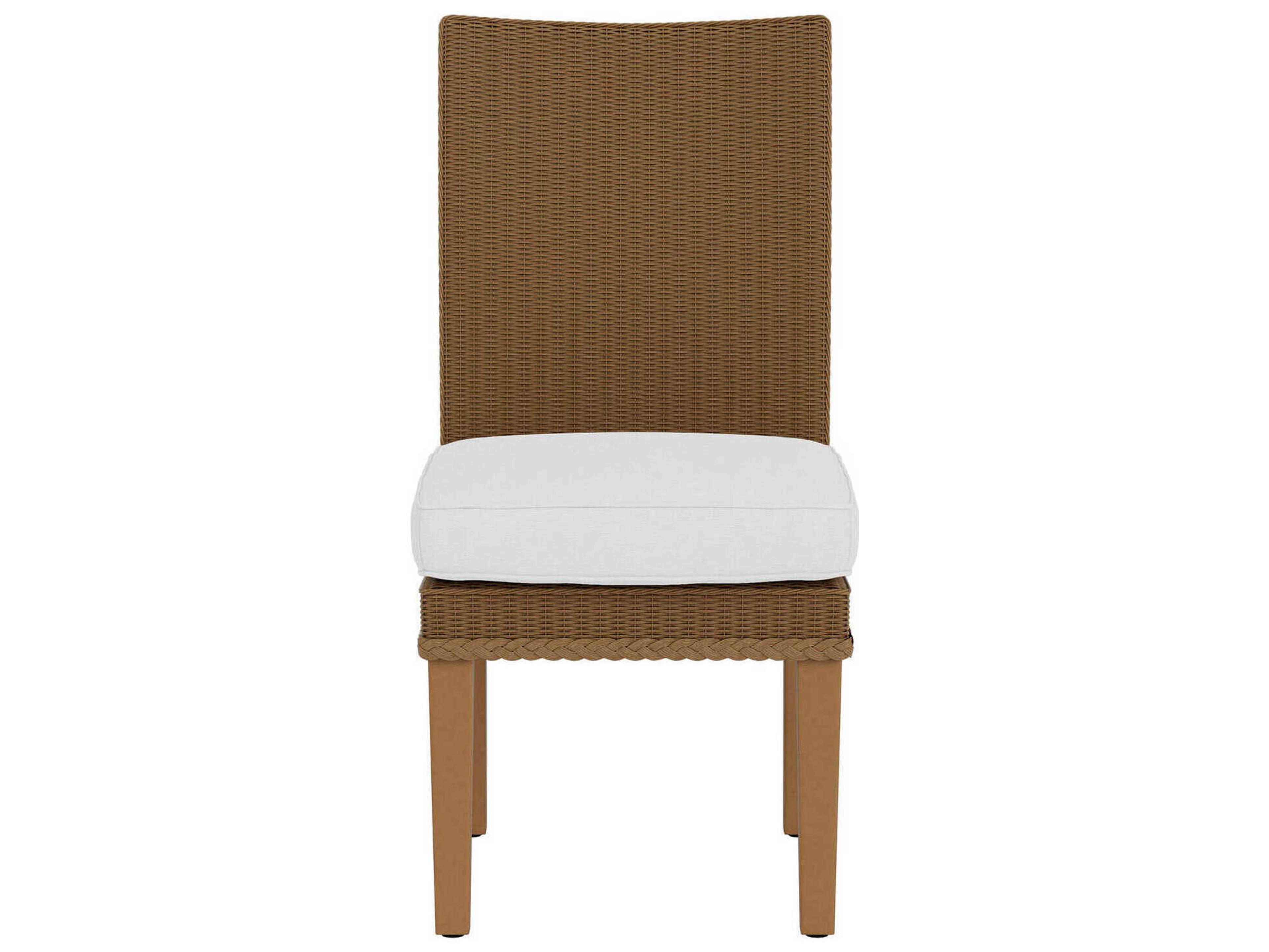 Lloyd Flanders Hamptons Wicker Patio Dining Side Chair