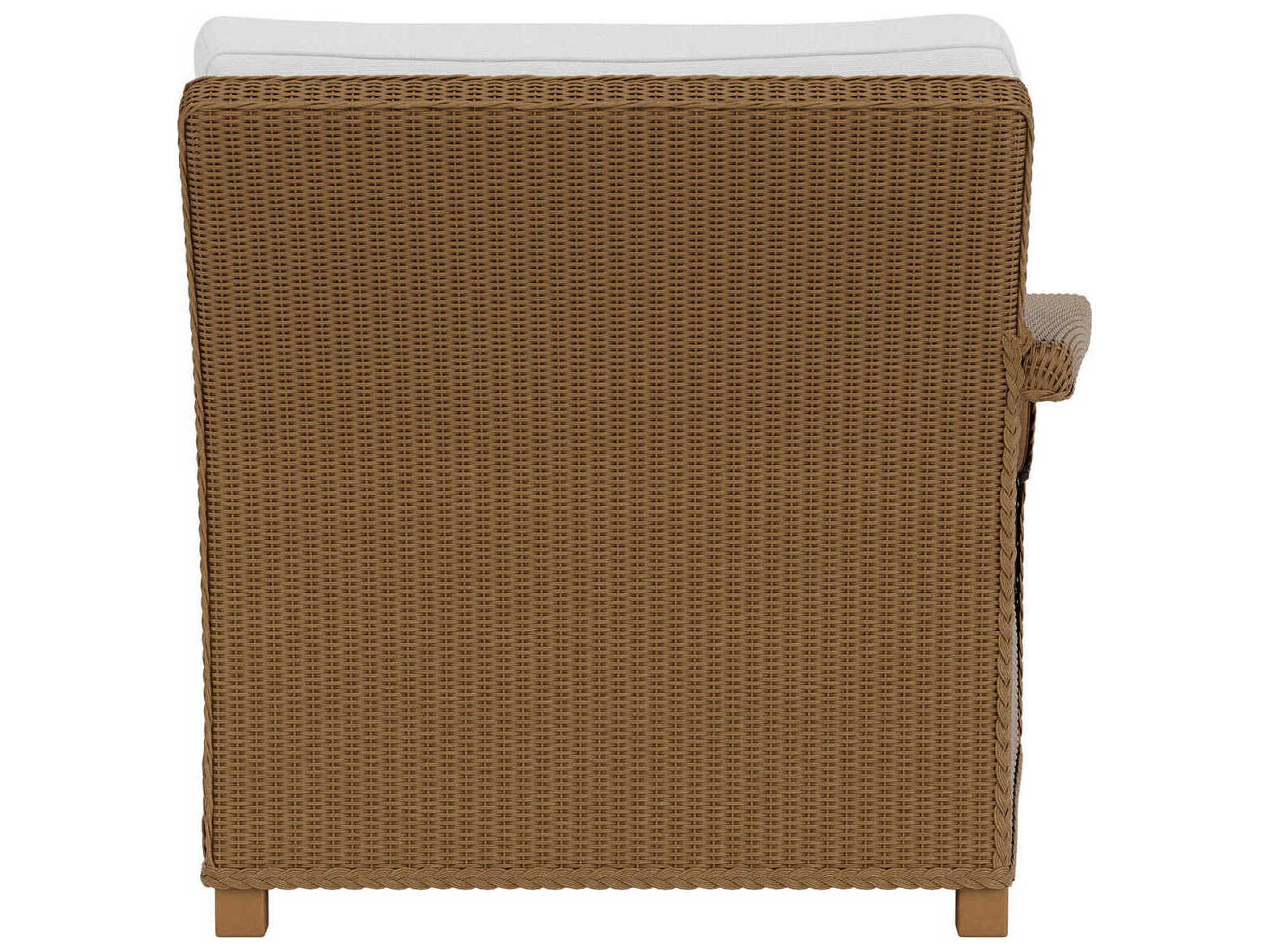 Lloyd Flanders Hamptons Wicker Right Arm Outdoor Chaise Lounge