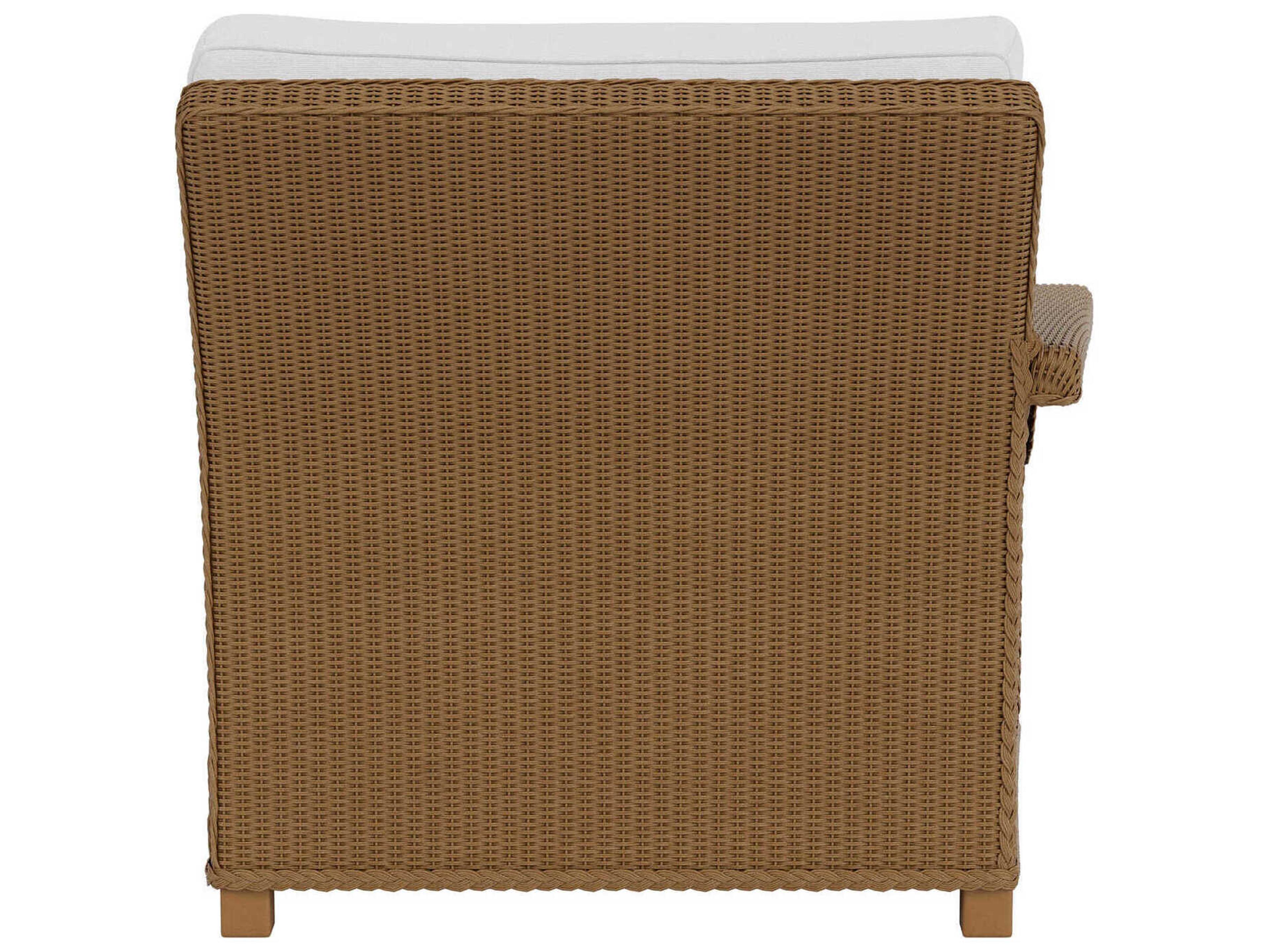 Lloyd Flanders Hamptons Wicker Right Arm Outdoor Lounge Chair