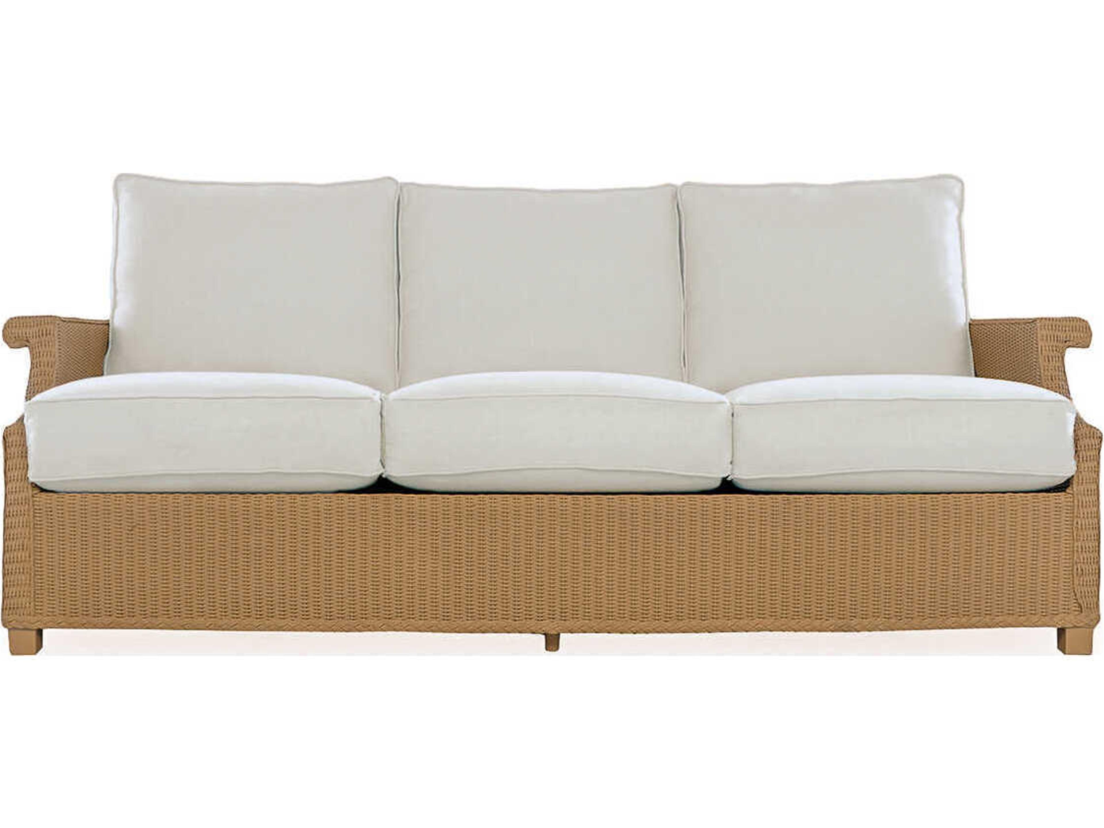 Lloyd Flanders Hamptons Wicker Outdoor Sofa