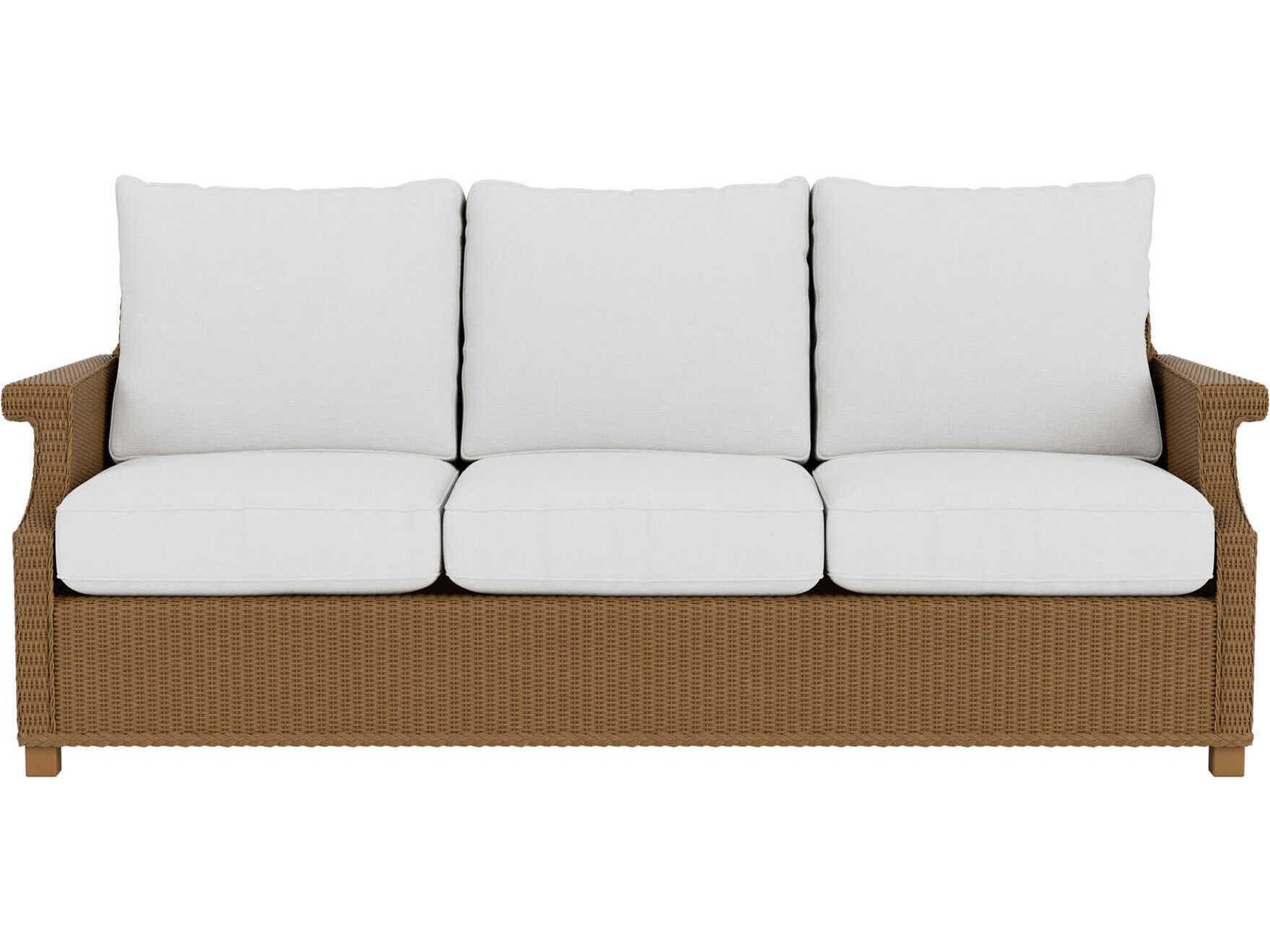 Lloyd Flanders Hamptons Wicker Outdoor Sofa
