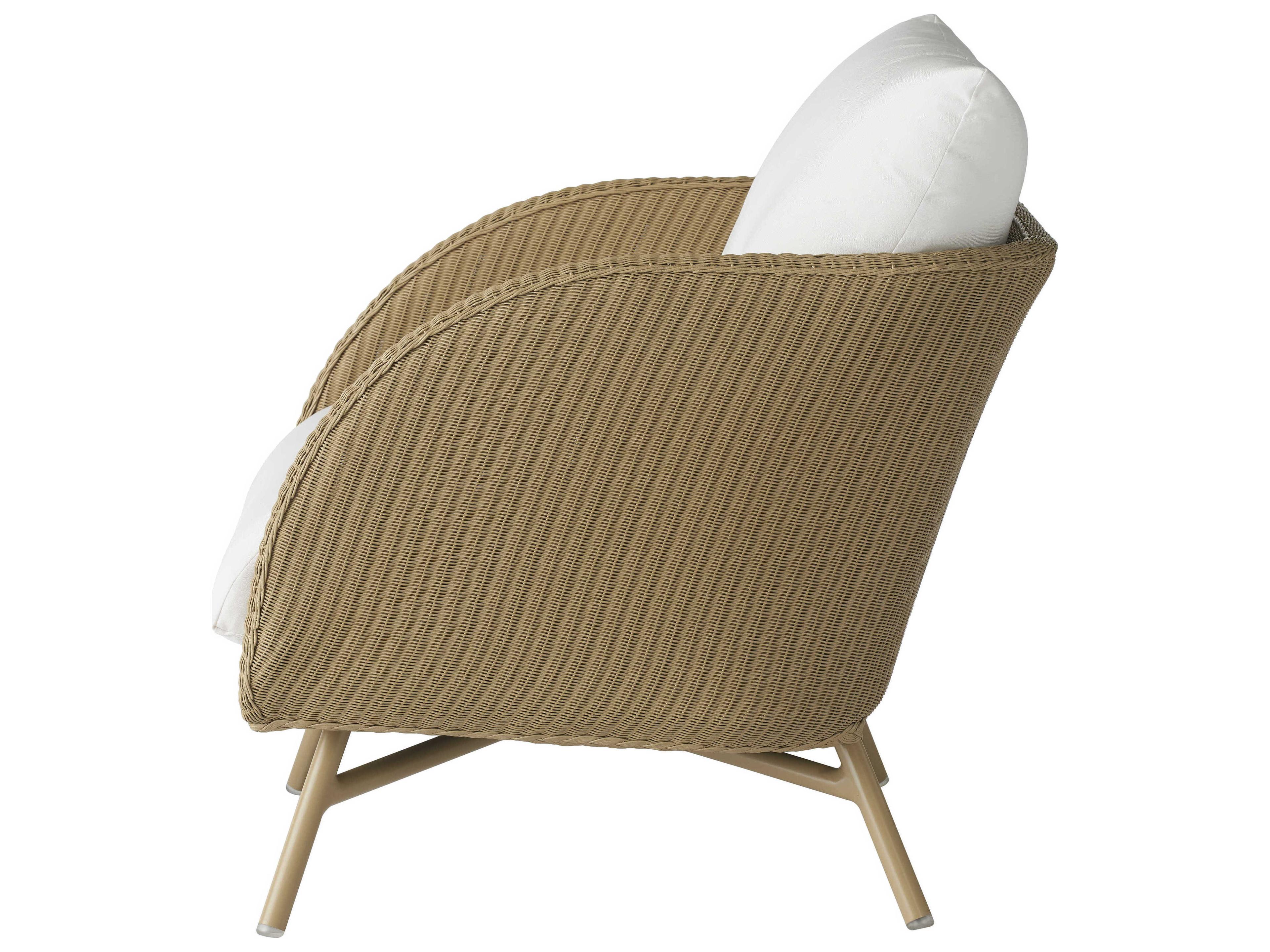 Lloyd Flanders Essence Wicker Outdoor Patio Lounge Chair