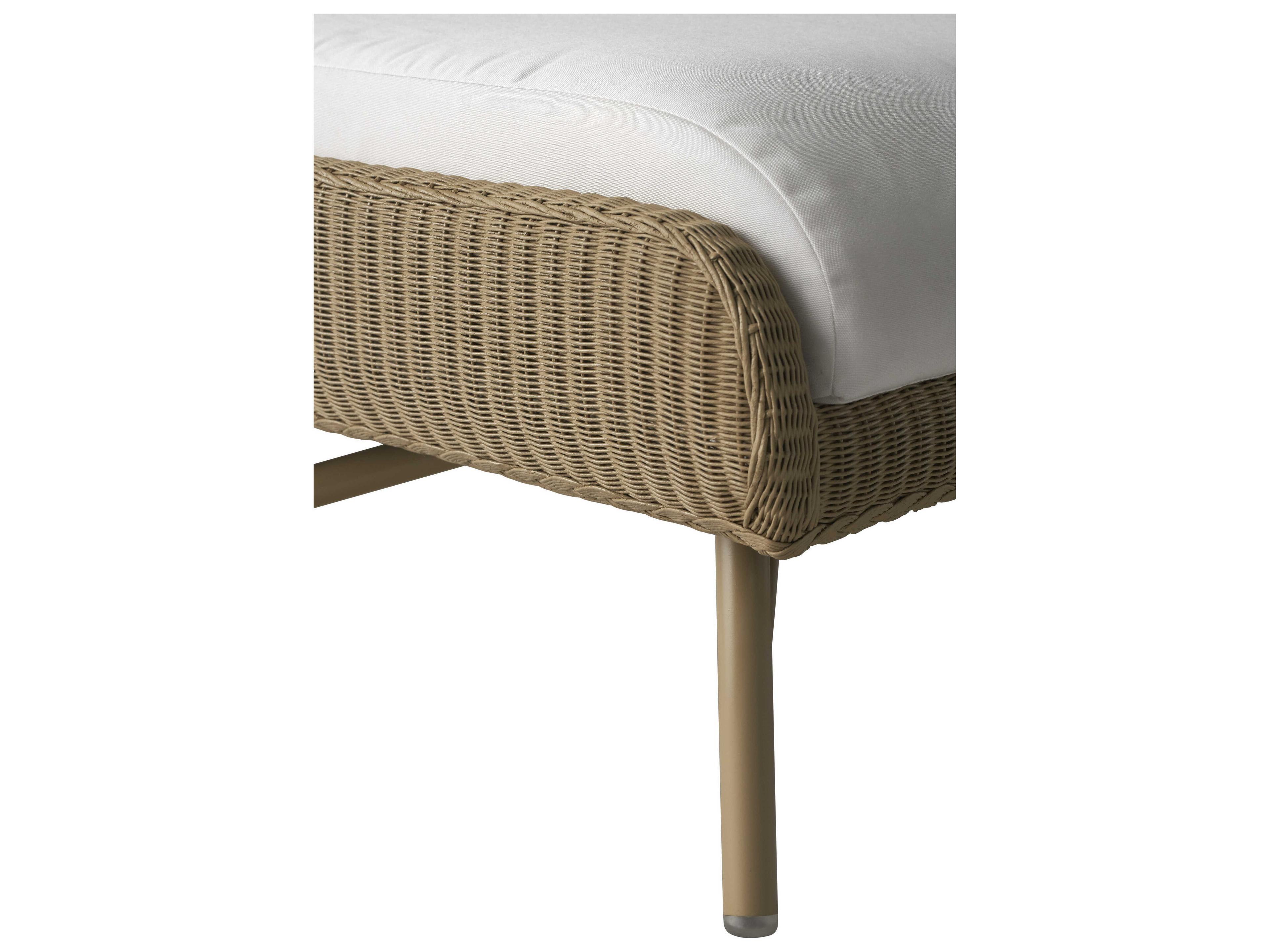 Lloyd Flanders Essence Wicker Outdoor Patio Ottoman