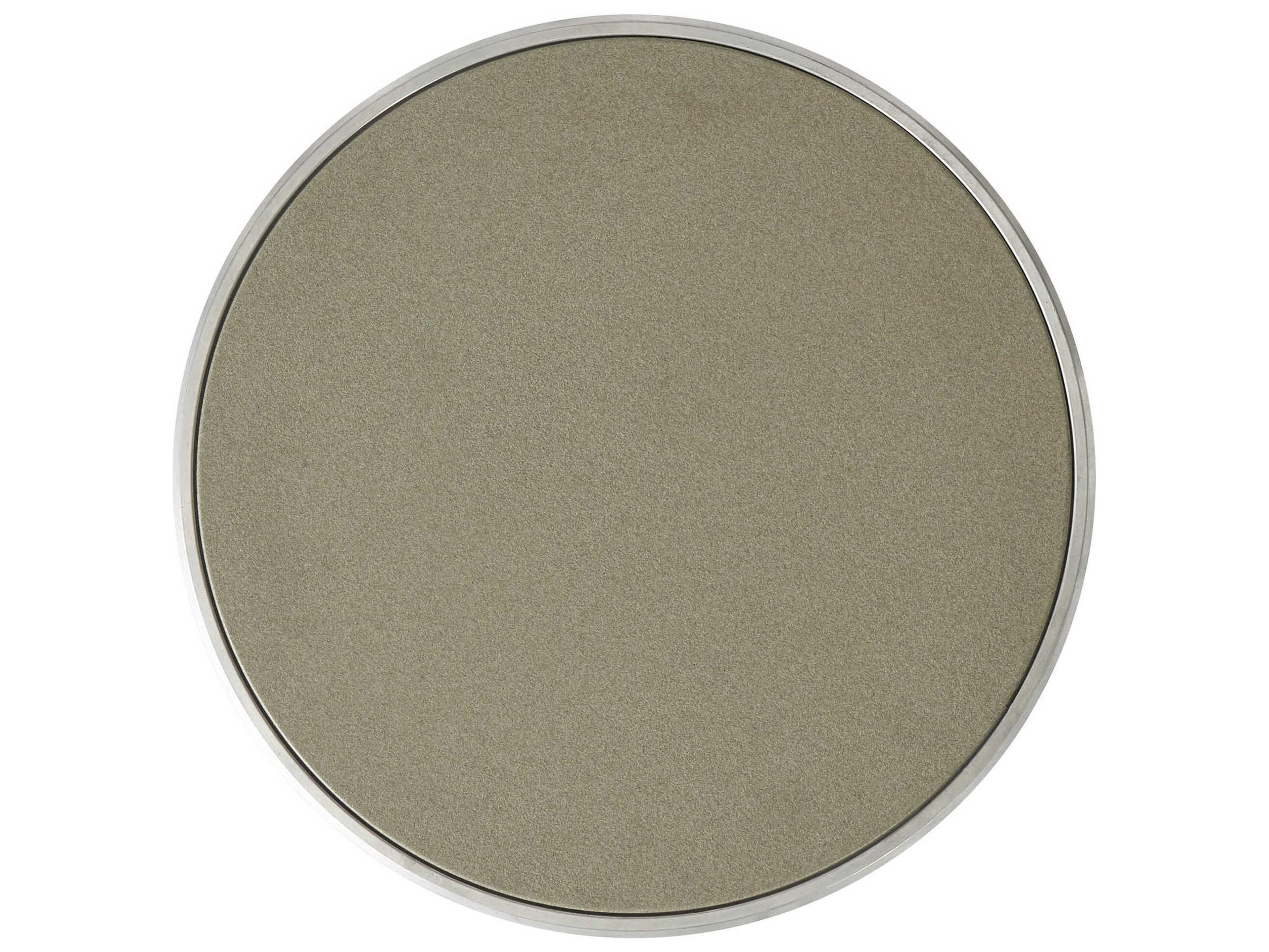 Lloyd Flanders Essence Wicker Round Glass Top Outdoor Patio End Table