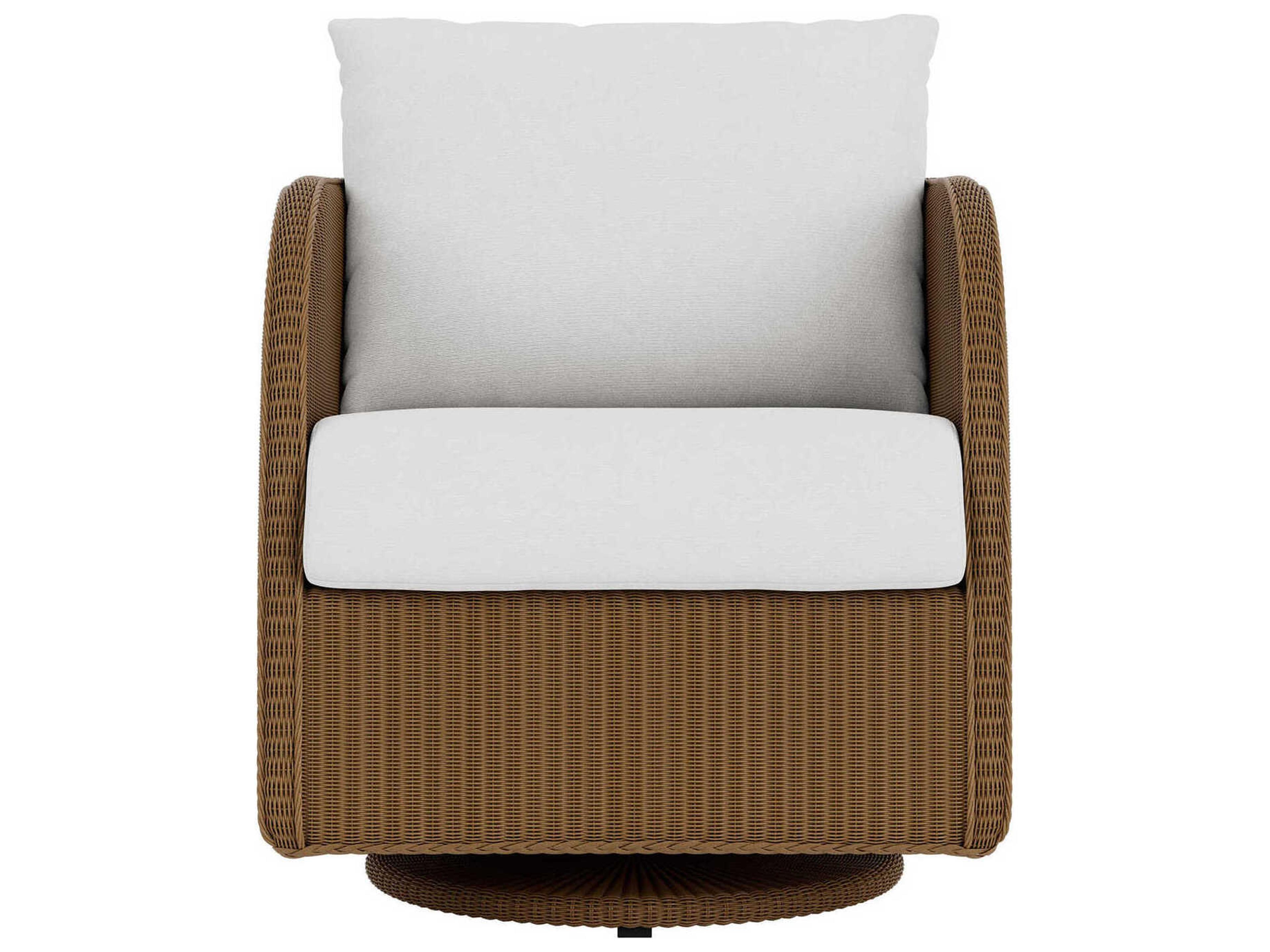 Lloyd Flanders Essence Wicker Swivel Glider Patio Lounge Chair