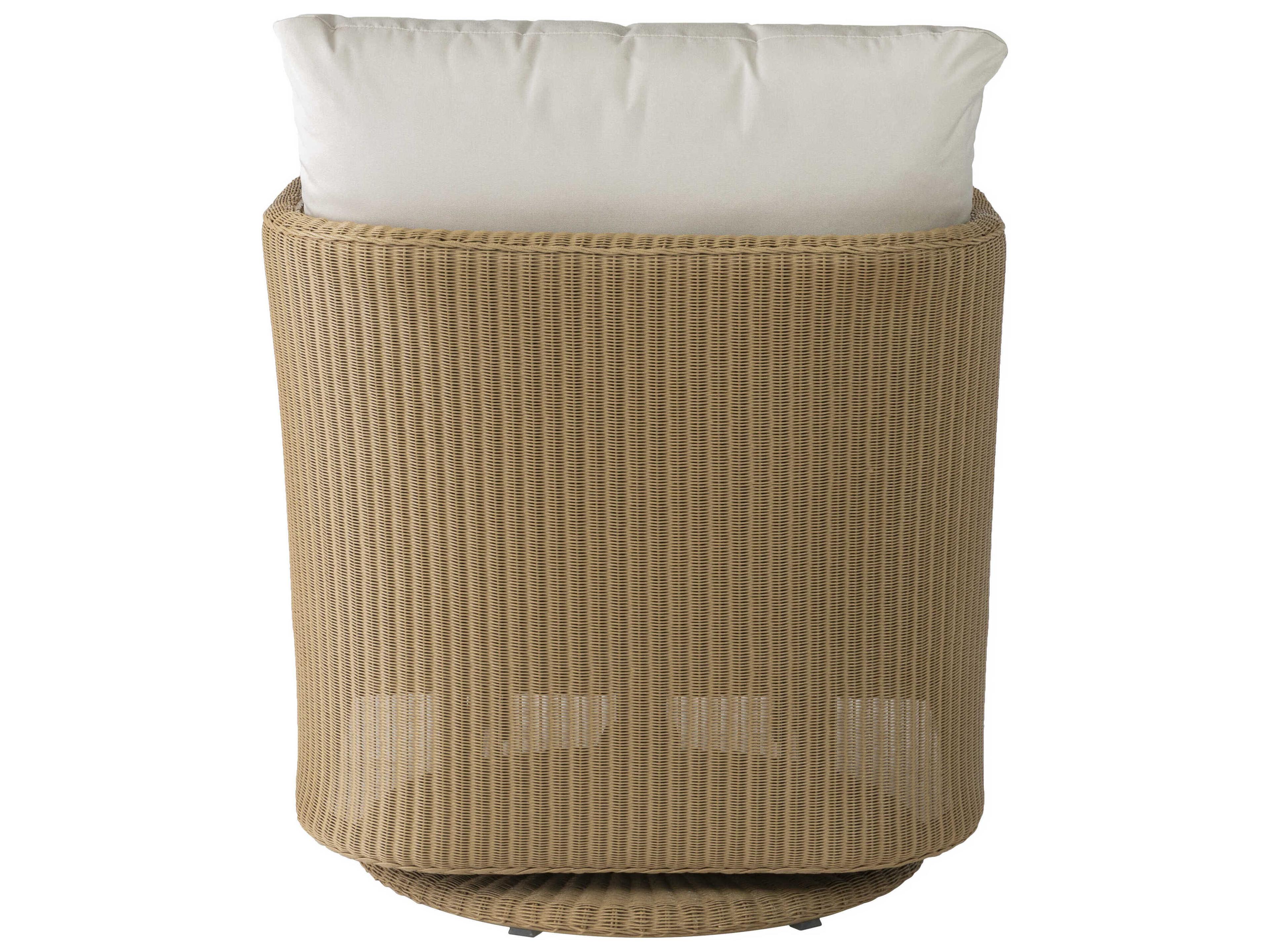 Lloyd Flanders Essence Wicker Swivel Glider Patio Lounge Chair