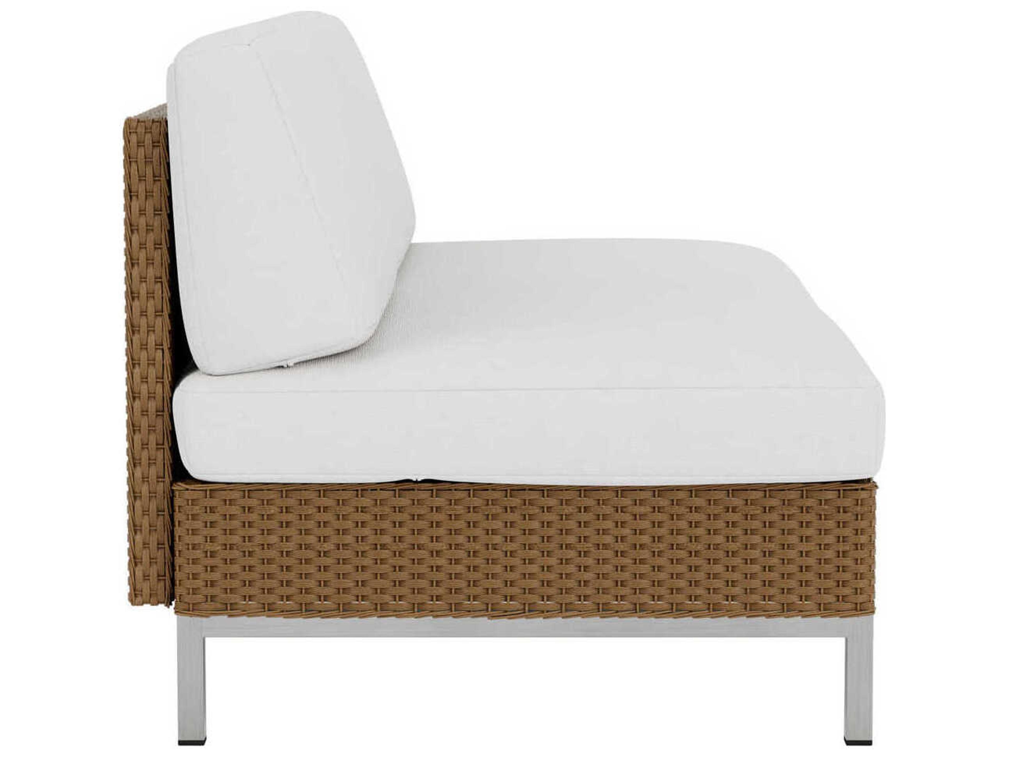 Lloyd Flanders Elements Steel Wicker Patio Loveseat